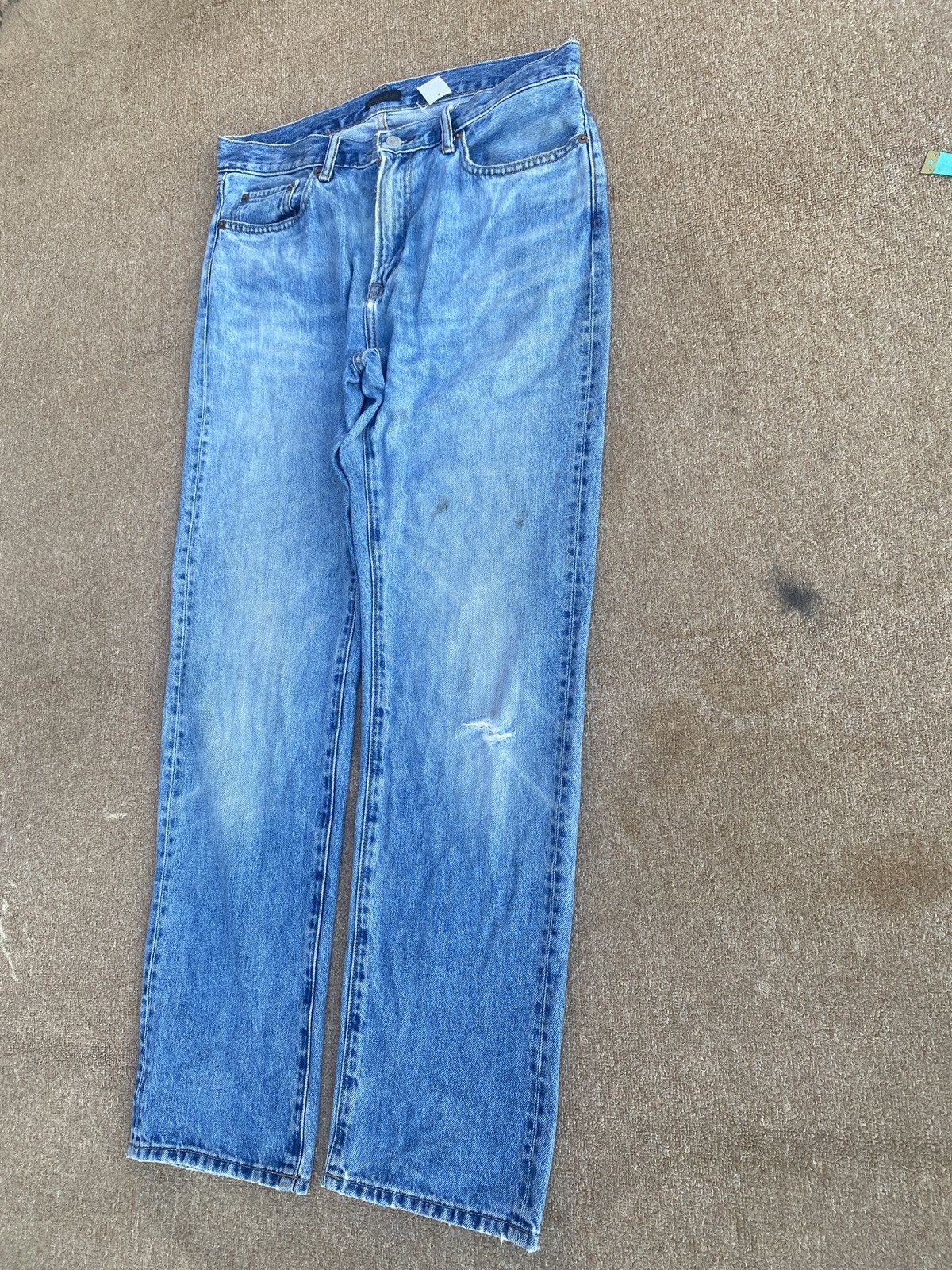 Jun Takahashi × Uniqlo Vintage uniqlo fabric by khaihara straight cut denim Size US 32 / EU 48 - 13 Thumbnail