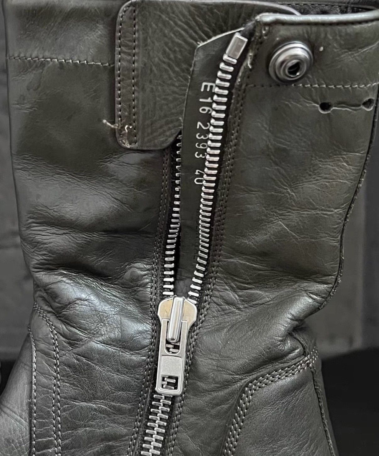 Rick Owens Rick Owens Tea-Colored Cordovan Leather High Shaft Boots Size US 7.5 / EU 40-41 - 6 Thumbnail