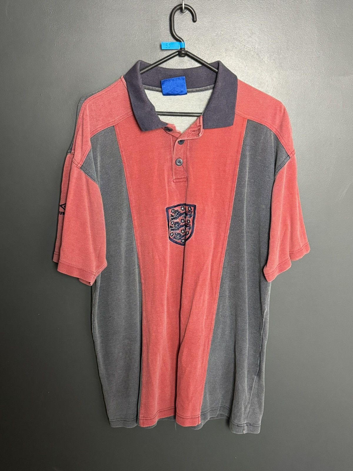Umbro England National Team 1990’s Training Football T-Shirt Size US XL / EU 56 / 4 - 1 Thumbnail