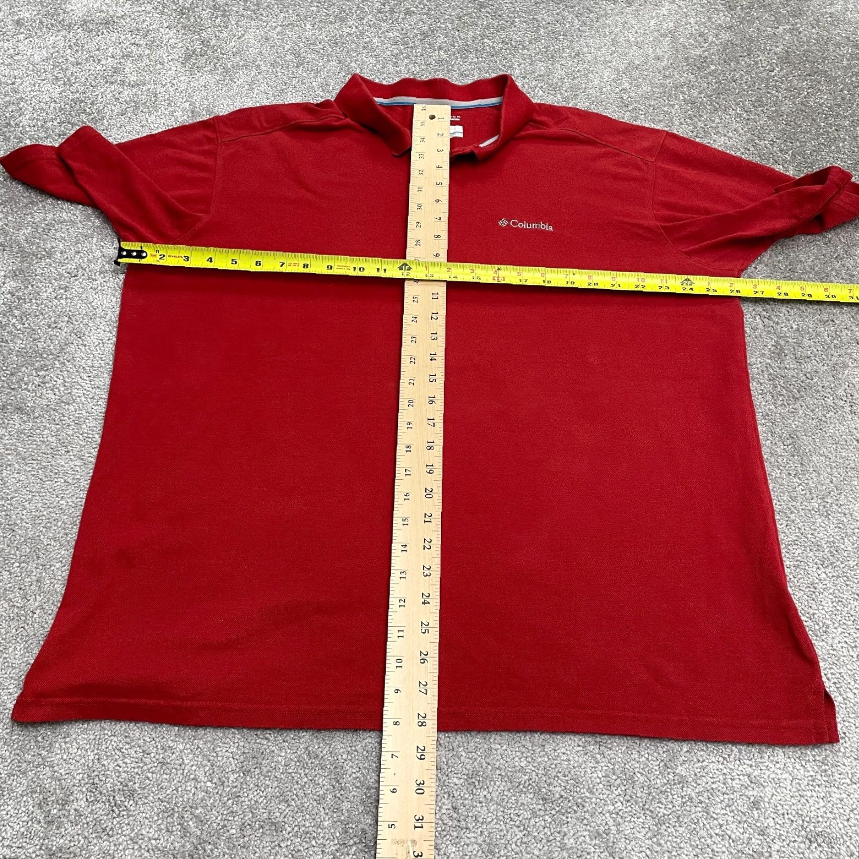 Vintage Columbia Omni Wick Polo Shirt Mens XL Red Short Sleeve Collared Active Golf Size US XL / EU 56 / 4 - 7 Thumbnail