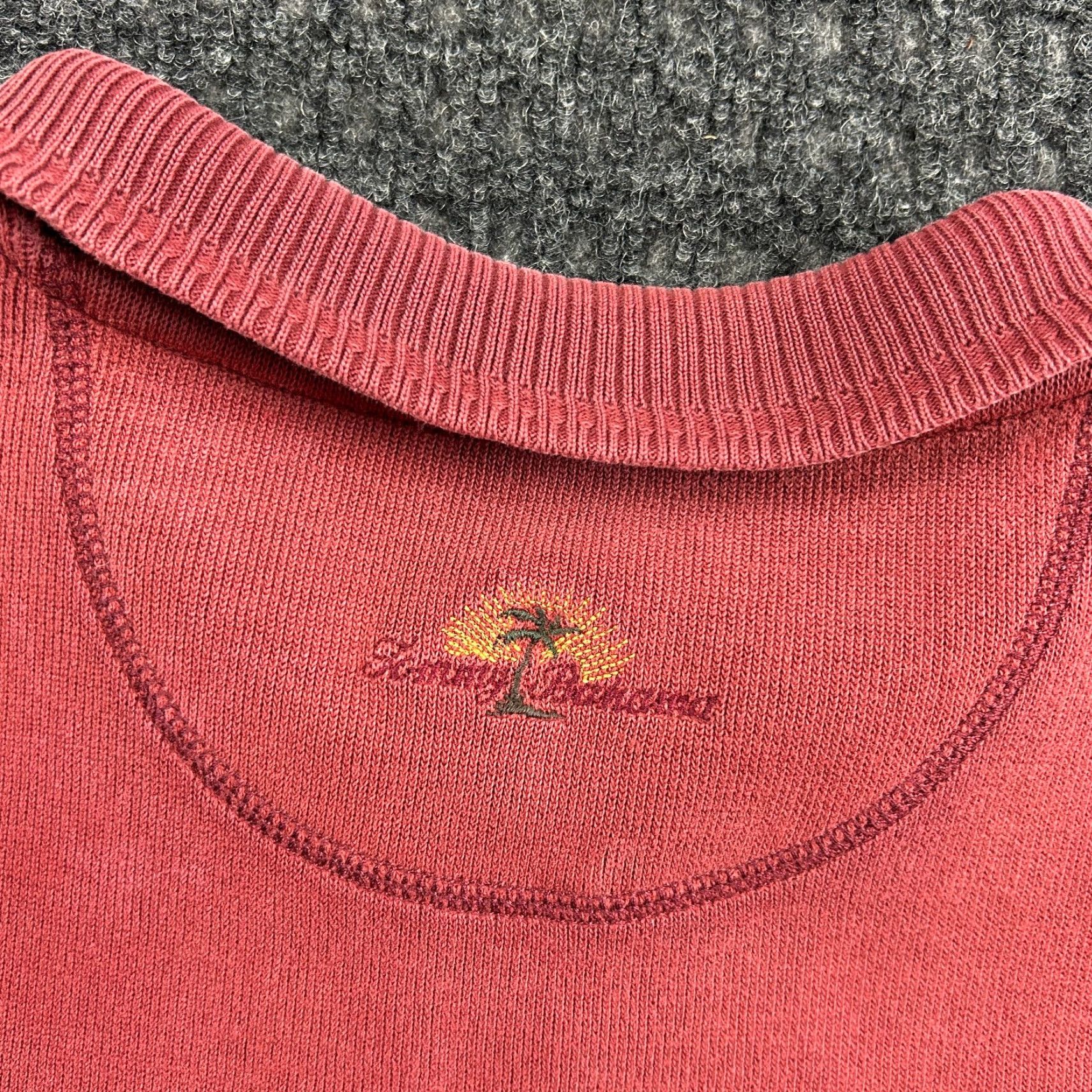 Tommy Bahama VINTAGE Tommy Bahama Sweatshirt 1/4 Zip Pullover XS Women Red Beach Casual Shirt Knit Size XS / US 0-2 / IT 36-38 - 5 Thumbnail