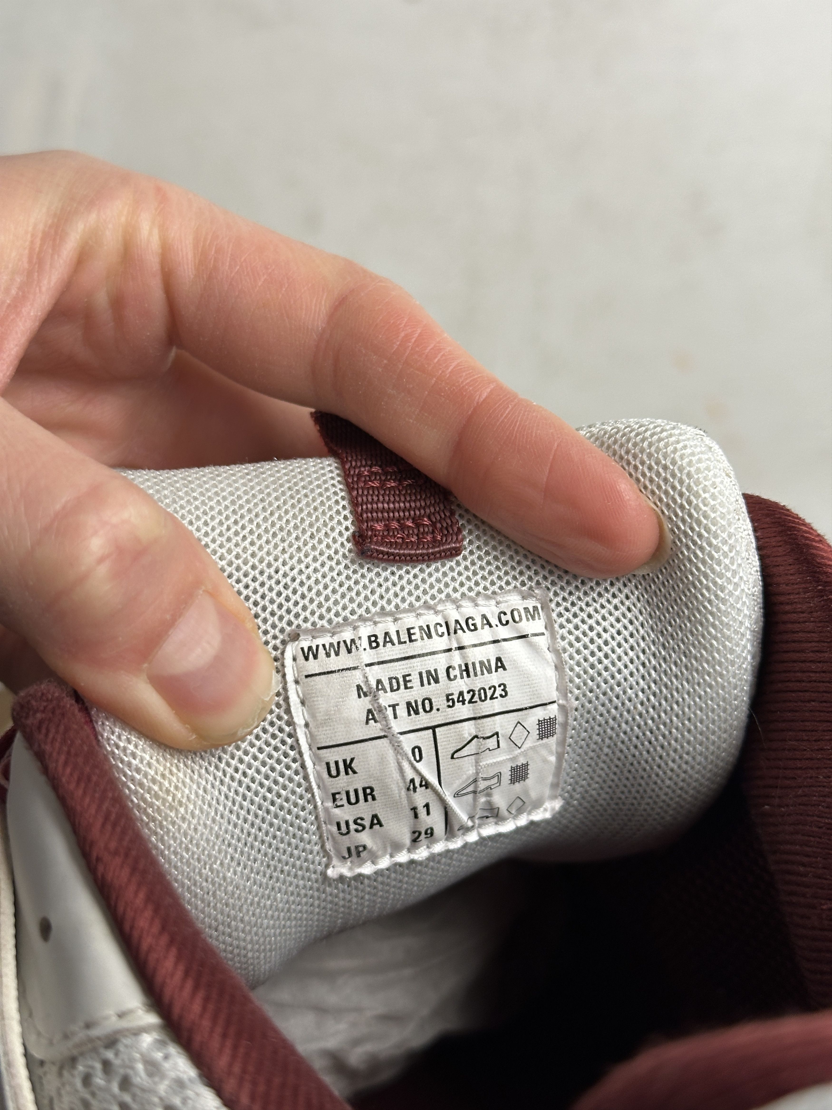 Balenciaga Balenciaga Track White Red Sneakers Size US 11 / EU 44 - 10 Thumbnail