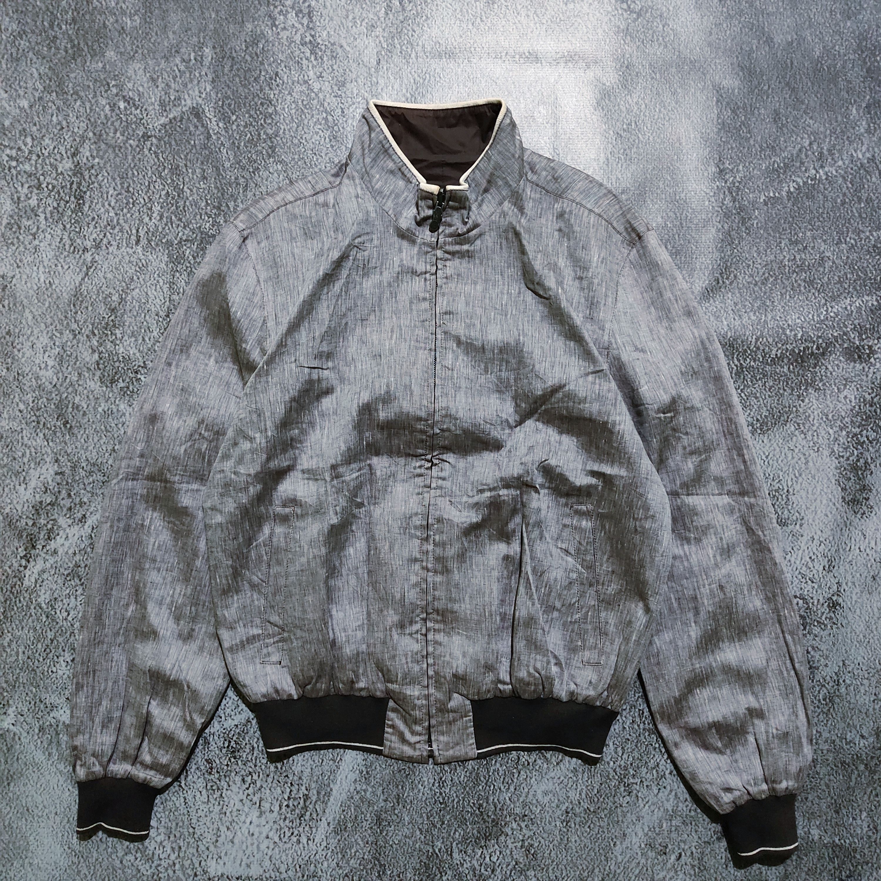 Vintage Rare Vintage Longhi Reversible Bomber Jacket Size US M / EU 48-50 / 2 - 4 Thumbnail