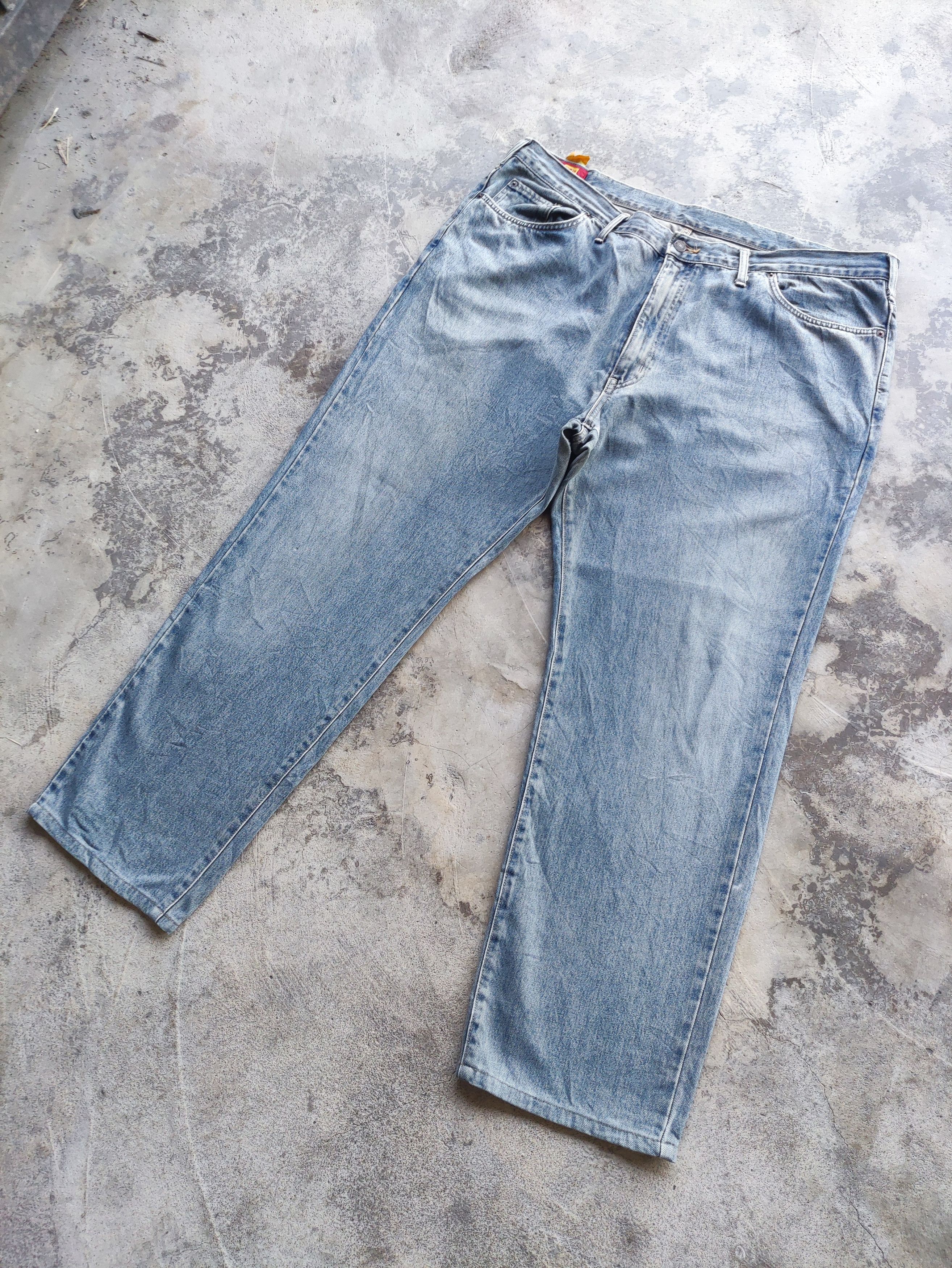 Edwin Vintage Edwin Brand baggy Denim Faded Ripped Pants Size US 44 / EU 60 - 2 Thumbnail