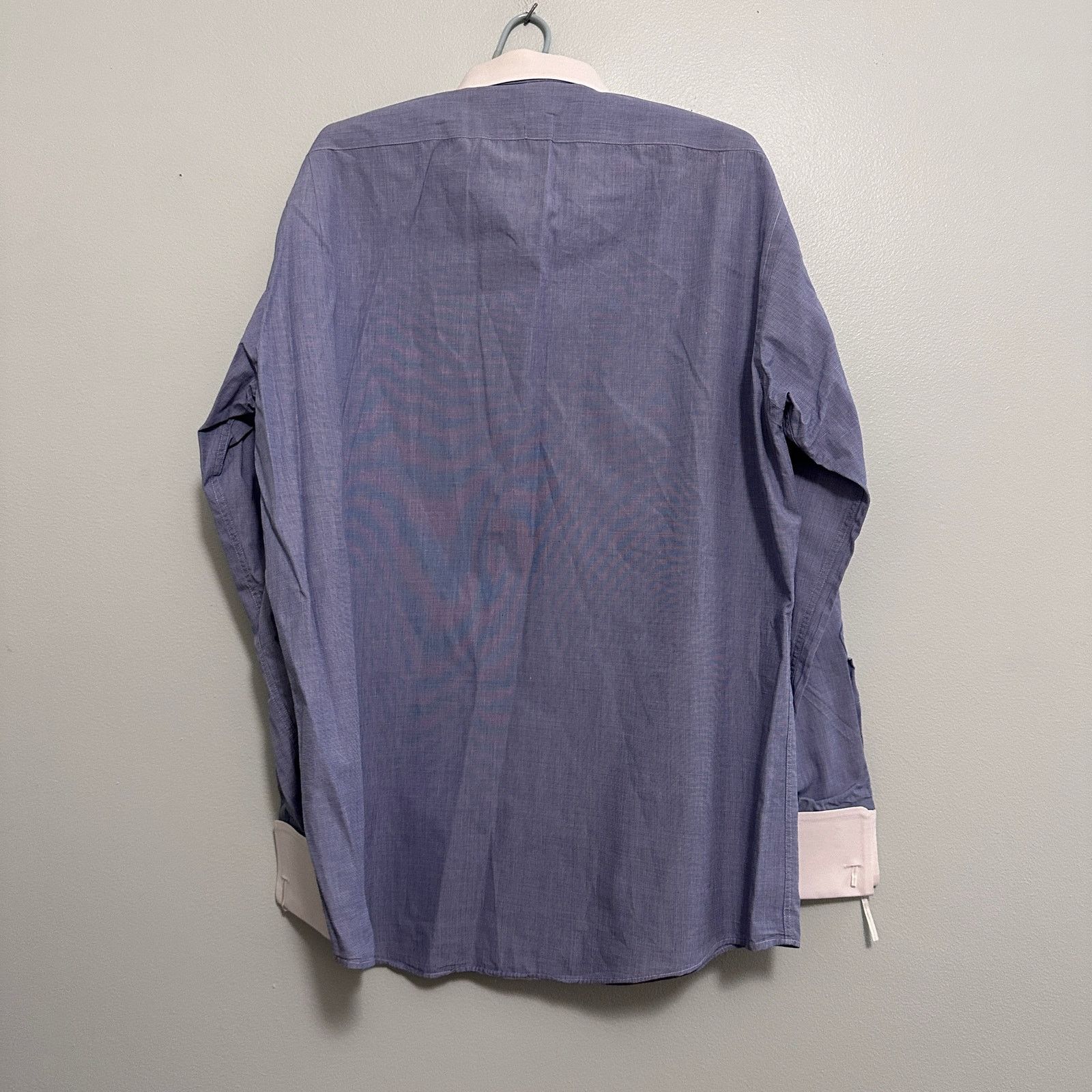 Burberry Vintage Burberry blue with white cuff and collar button down Size US L / EU 52-54 / 3 - 3 Thumbnail