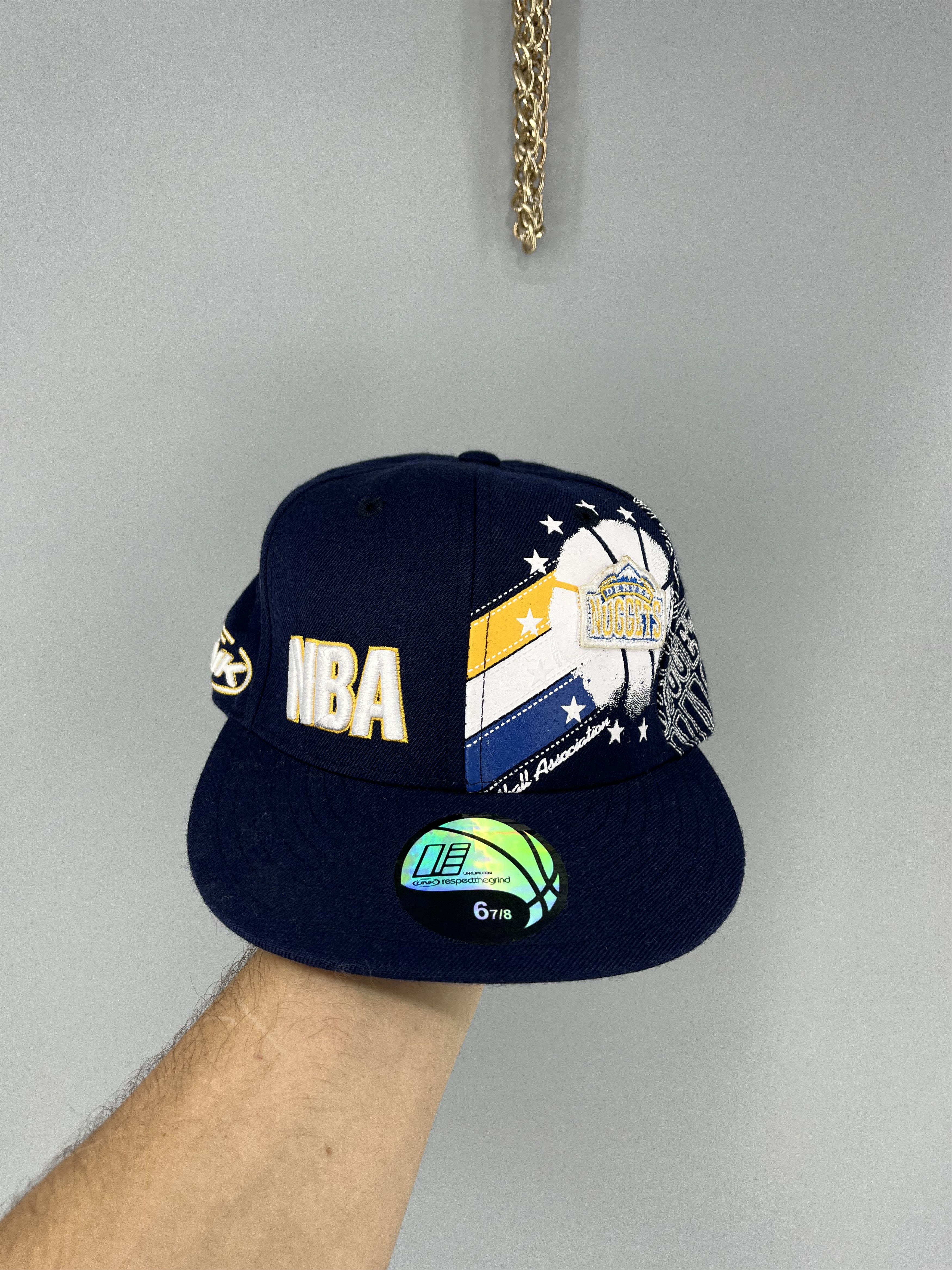 NBA Vintage Y2K Denver Nuggets NBA Rare Wool SnapBack Hat Size ONE SIZE - 1 Thumbnail