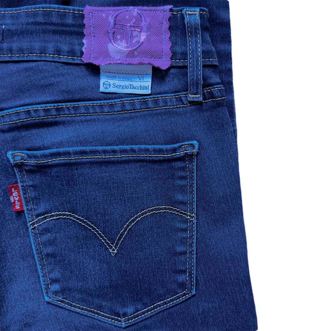 Levi's Upcycled “DRAGON POWER” Timberland Jeans Size 27" / US 4 / IT 40 - 6 Thumbnail