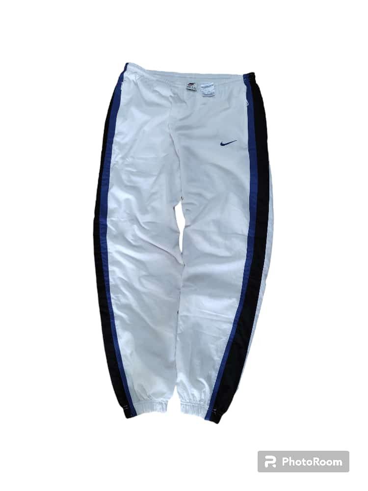 image of 90's Nike Joggers Track Pants in White, Men's (Size 33)