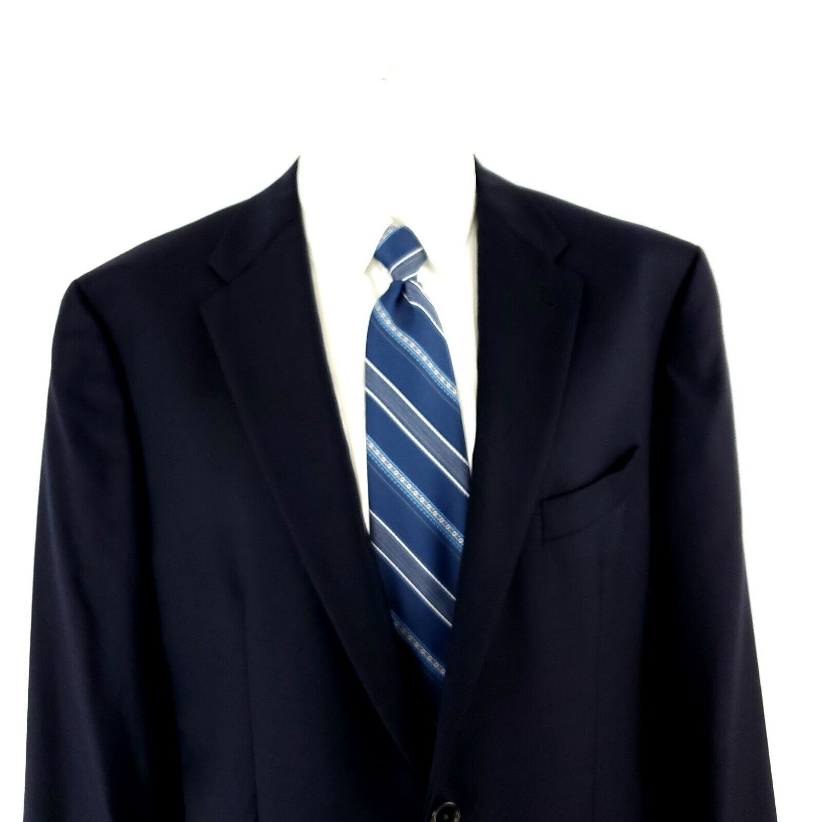 Joseph Abboud Joseph Abboud Profile Super 120s Wool 2 Button Blazer 42L Bl Size 42L - 1 Thumbnail