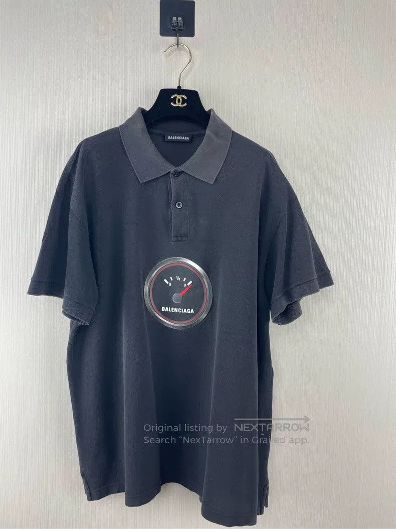 Balenciaga Balenciaga Wheel Polo Shirt Size US S / EU 44-46 / 1 - 1 Thumbnail