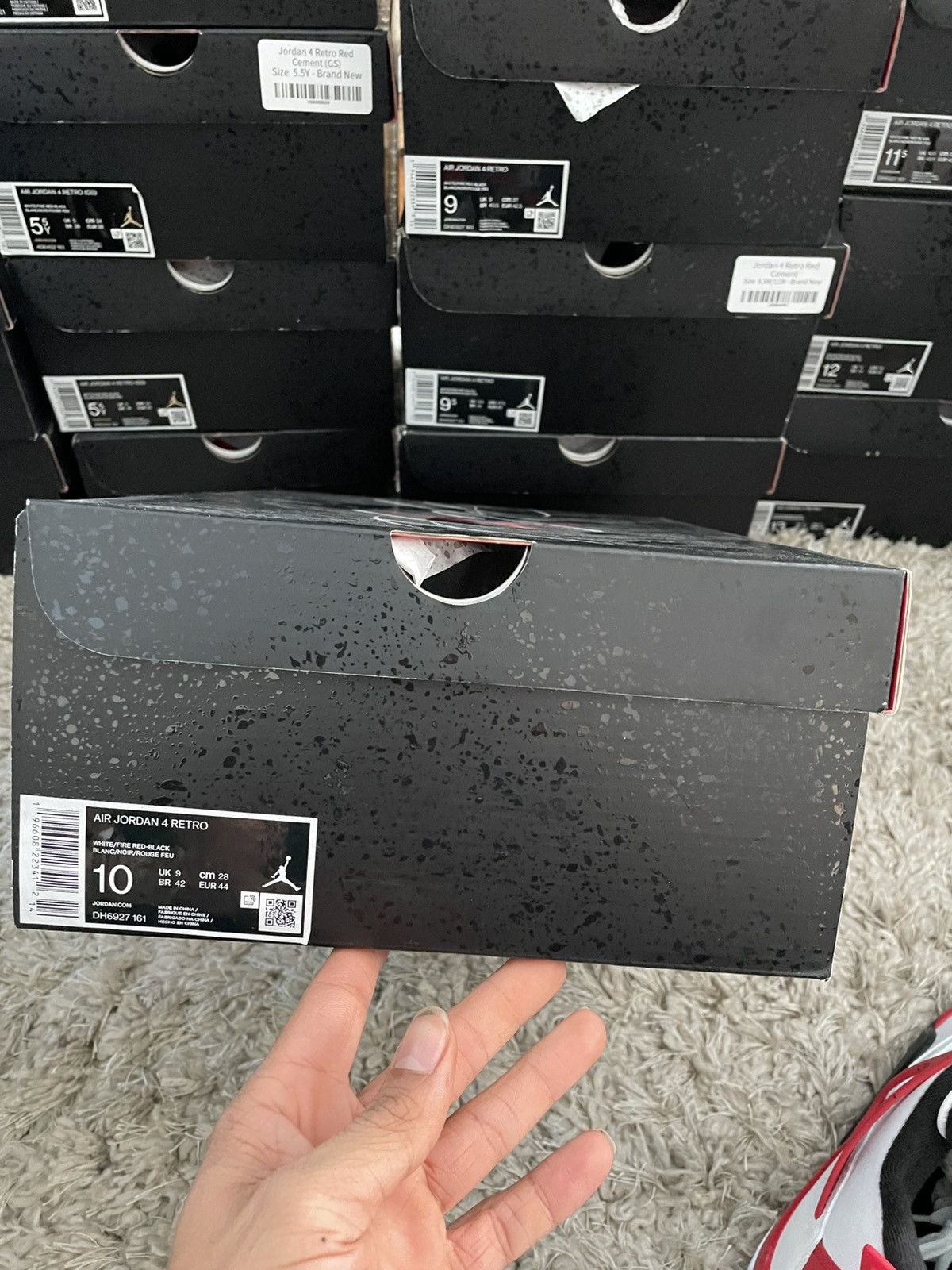 Jordan Brand Jordan 4 Red Cement Size US 10 / EU 43 - 9 Thumbnail