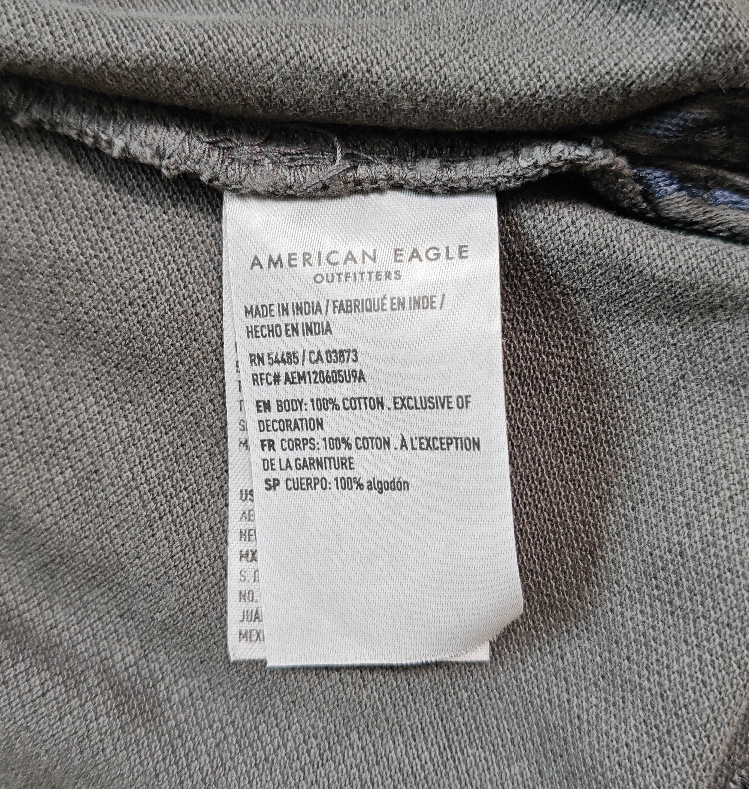 American Eagle Outfitters American Eagle Men's Polo shirt Free Shipping T/5007 Size US XS / EU 42 / 0 - 6 Thumbnail