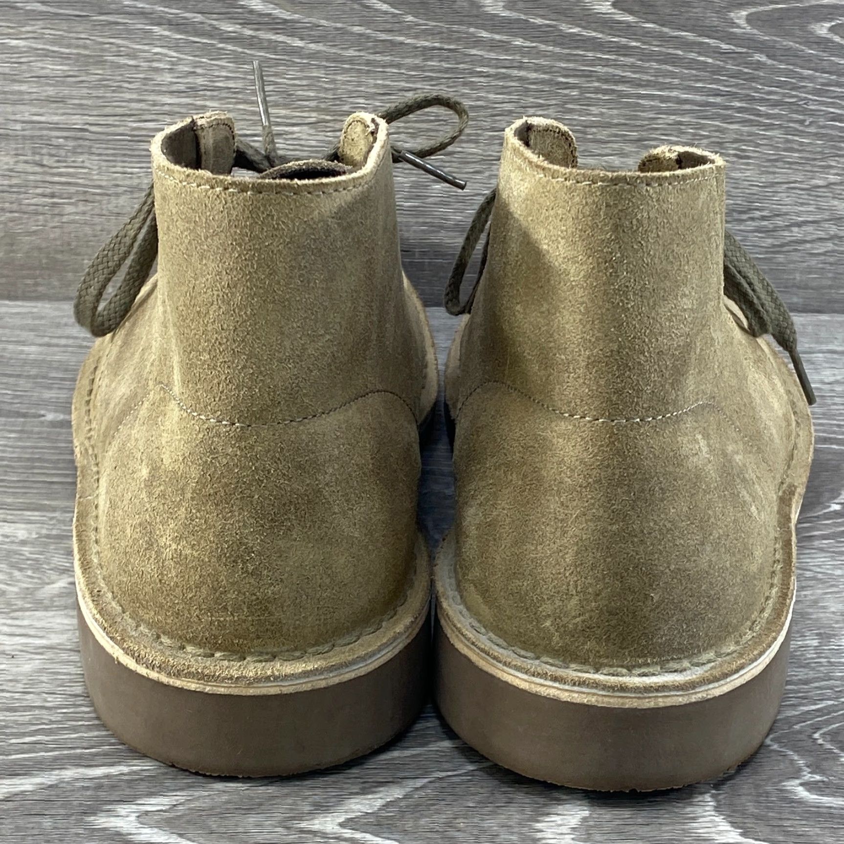 Clarks VINTAGE Clarks Bushacre Desert Chukka Boots Men Tan Brown Suede Leather Lace Up 9.5 M Size US 9 / EU 42 - 6 Thumbnail