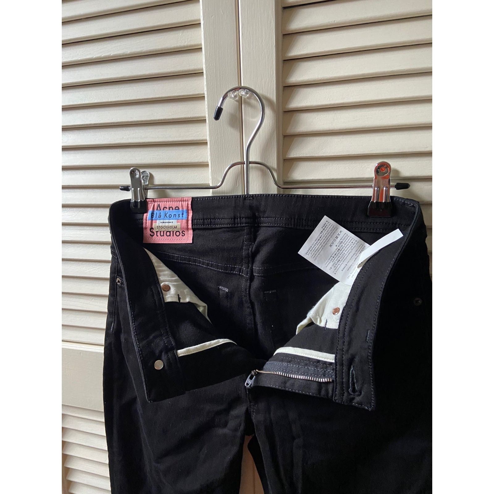 Acne Studios Acne Studios Climb Stay Black Denim Skinny Fit Jeans Pants Size 30" / US 8 / IT 44 - 3 Thumbnail