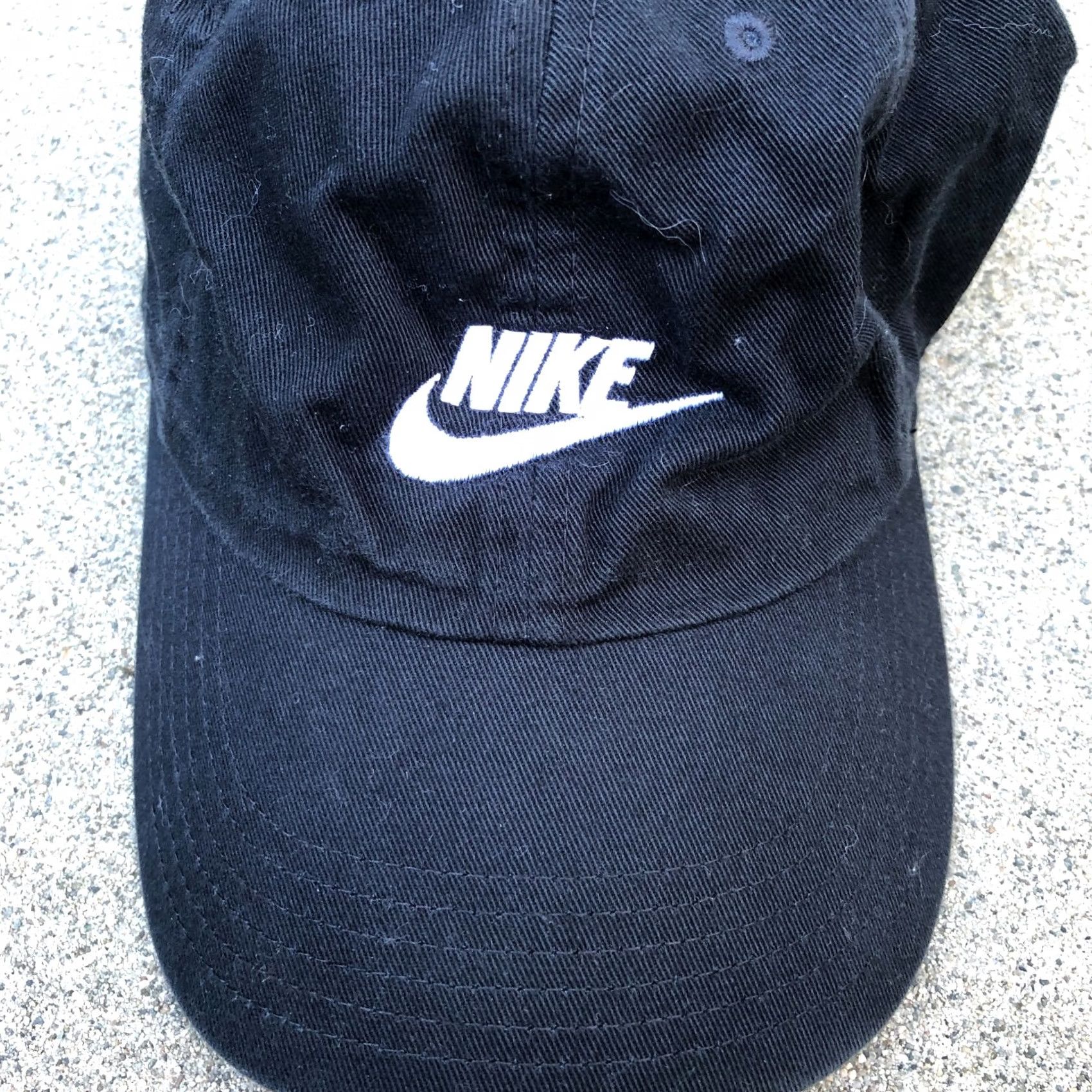 Nike NIKE SPORTSWEAR Baseball Dad Hat Unisex Adult Black Adjustable Cap 100% Cotton Size ONE SIZE - 2 Thumbnail