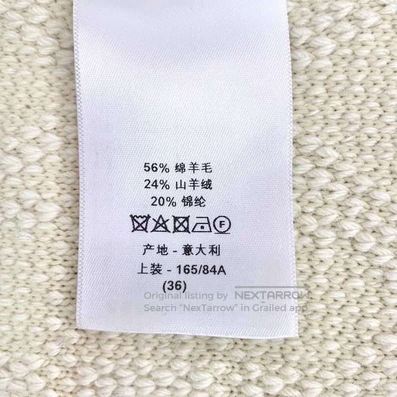 Dior Dior Beige rattan plaid sheep wool lapel single-breasted l Size XS / US 0-2 / IT 36-38 - 7 Thumbnail