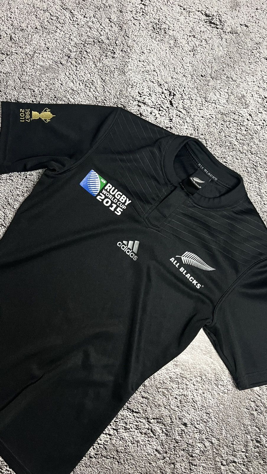 Adidas 2015 All blacks New Zealand rugby adidas jersey Size US S / EU 44-46 / 1 - 1 Thumbnail