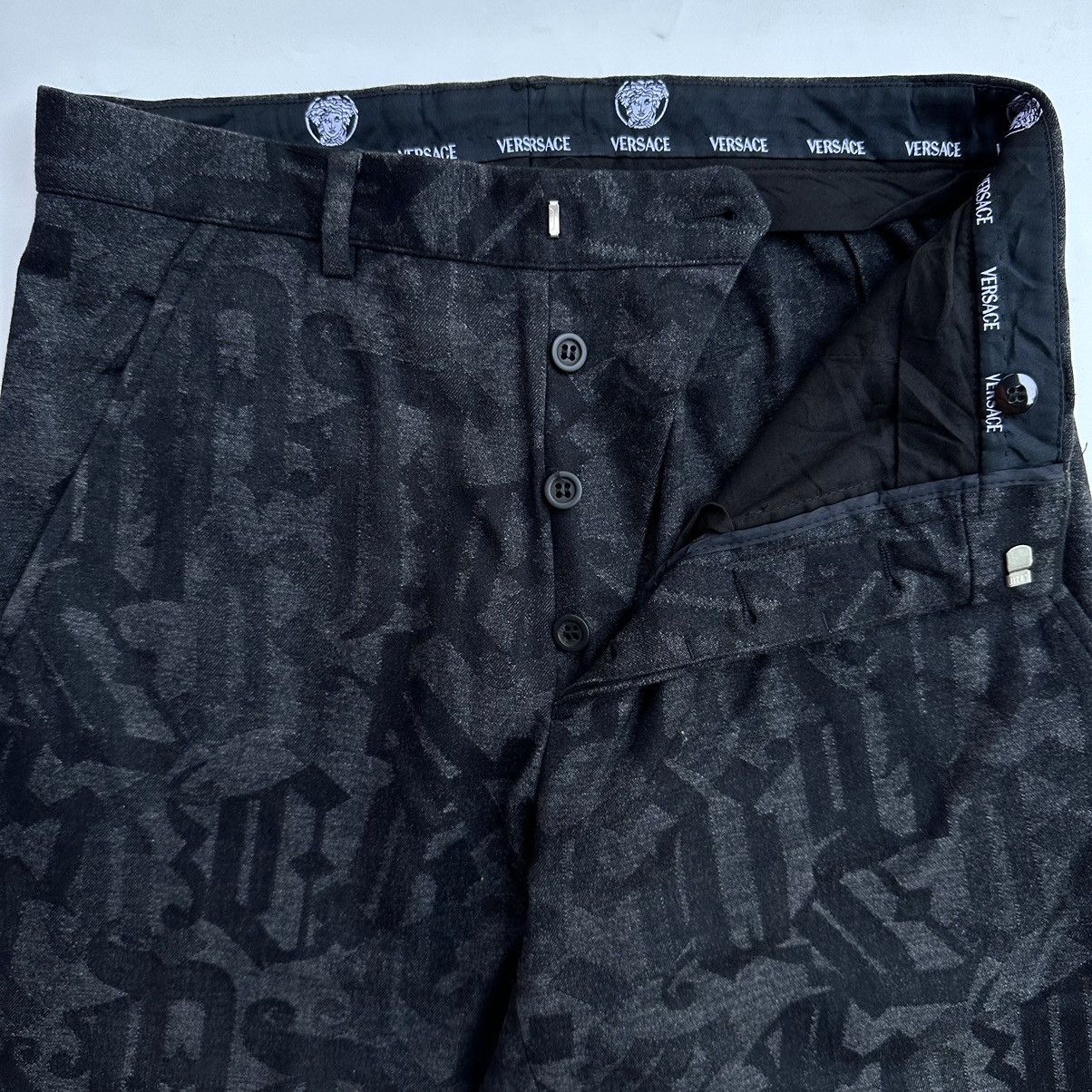 Versace × Vintage Versace Wool Vintage Pants Size US 28 / EU 44 - 4 Thumbnail