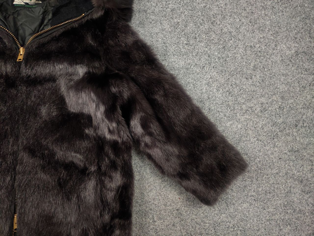 Vintage Vintage 80's David Green Alaska Genuine Fur Coat Zip Jacket Size S / US 4 / IT 40 - 4 Thumbnail