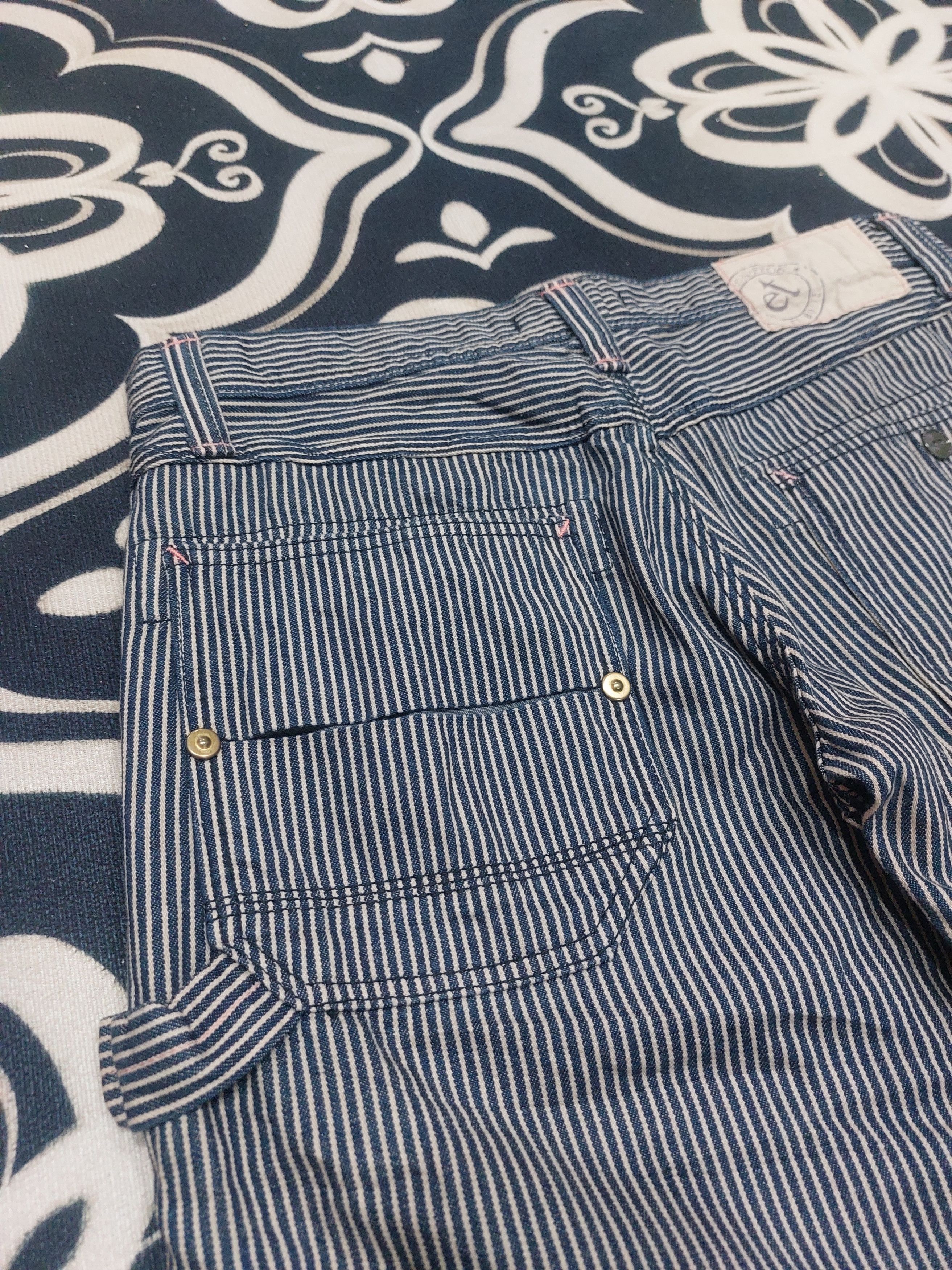 Japanese Brand × Jean HICKORY STRIPE ET BOITE JAPANESE JEANS Size US 32 / EU 48 - 15 Thumbnail