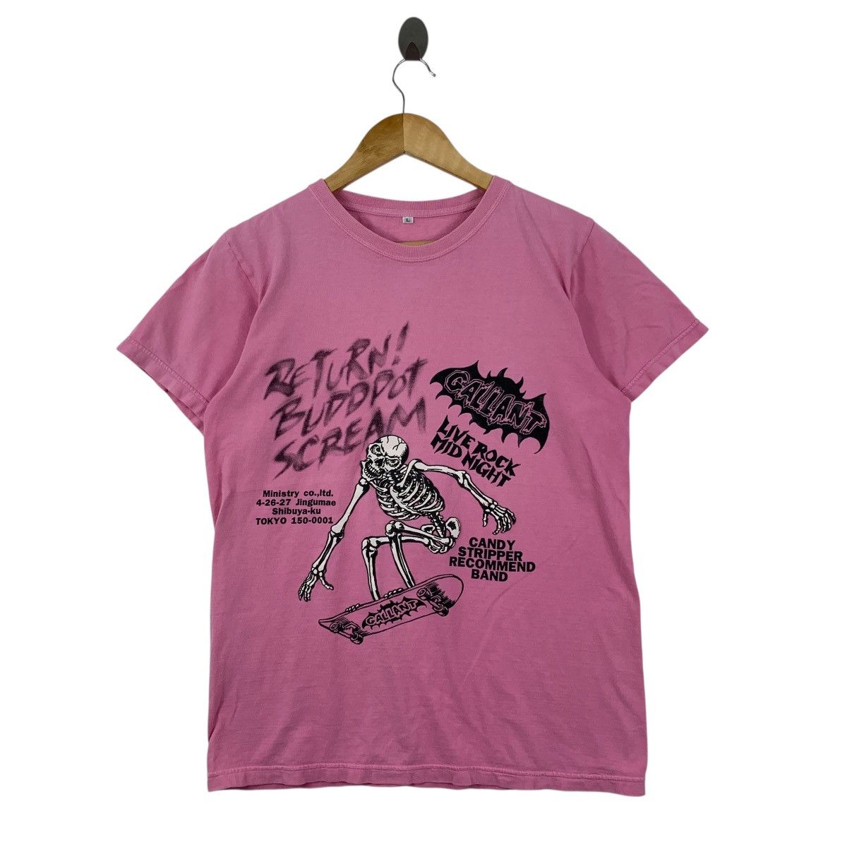 Japanese Brand CANDY STRIPPER GALLANT Japan Band Concert Tshirt Size US L / EU 52-54 / 3 - 1 Thumbnail