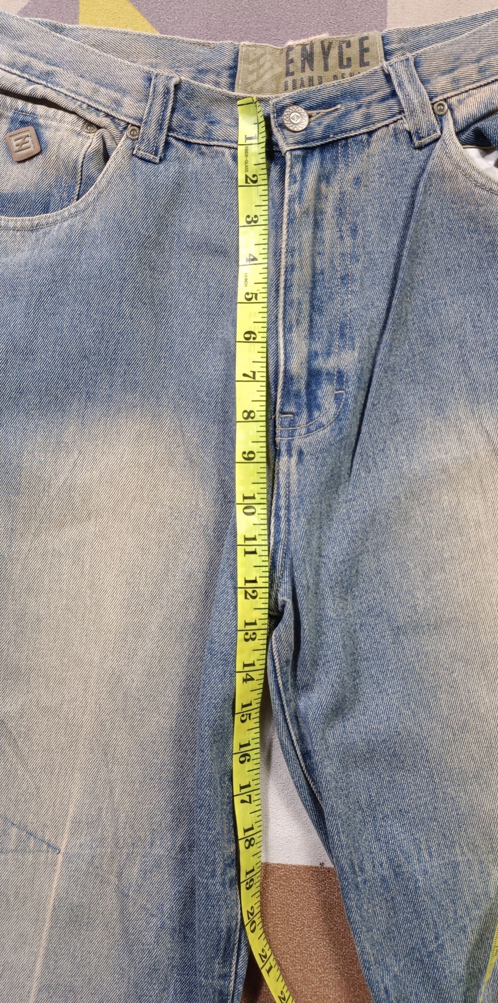 Vintage💥 ENYCE Crazy Baggy Denim Distressed jeans