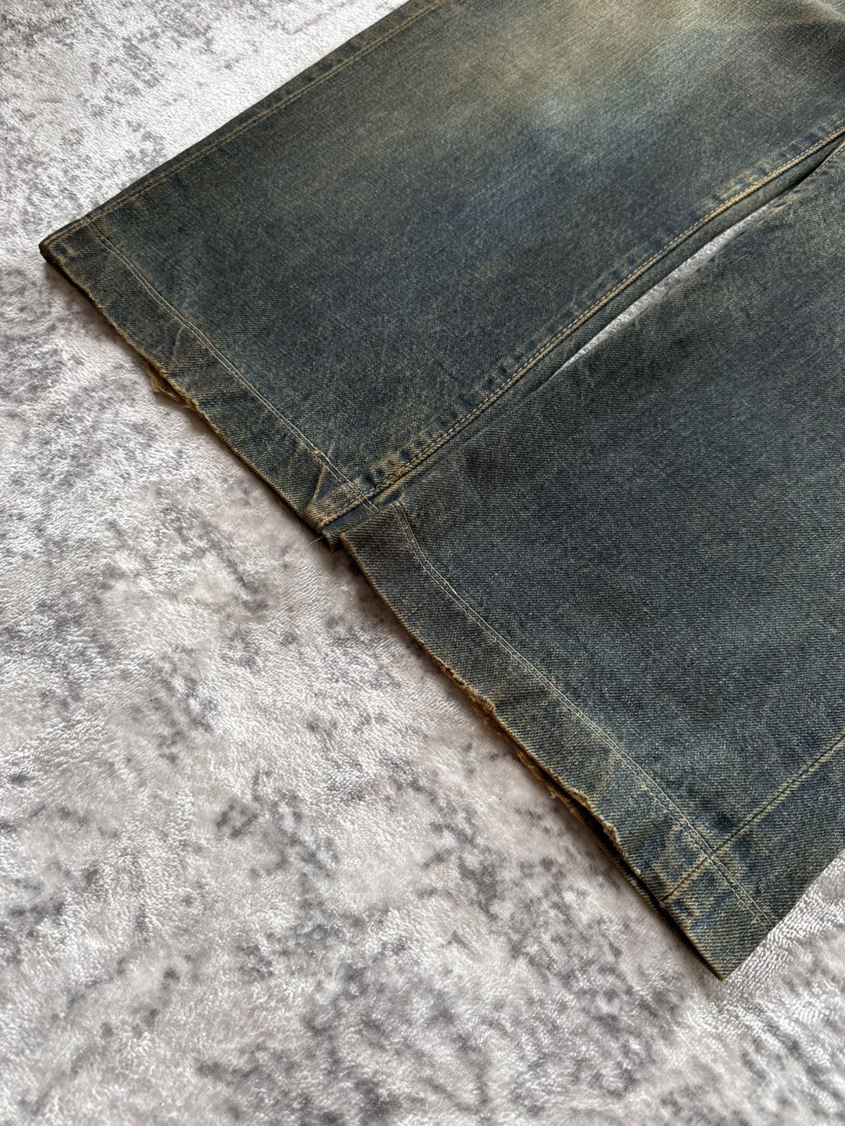 Levi's Vintage LEVIS Big E Lot 503B Mud Wash Baggy Selvedge Jeans Size US 32 / EU 48 - 9 Thumbnail