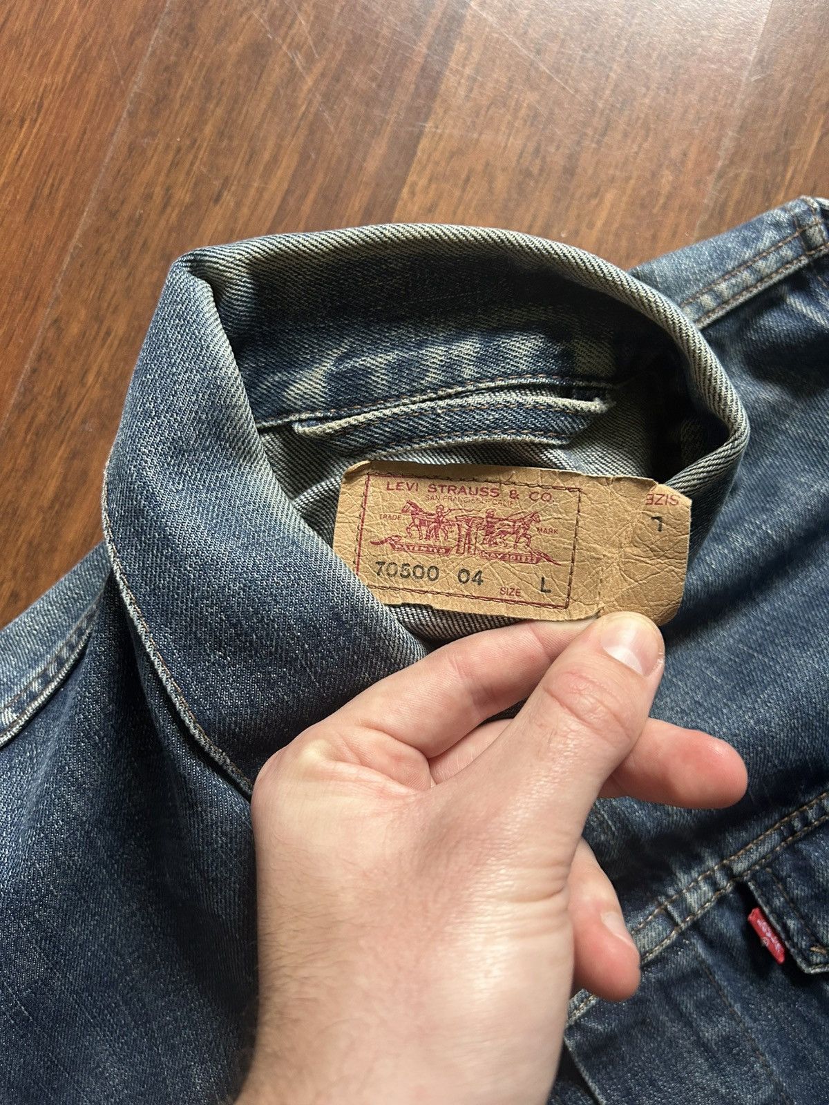 Levi's Vintage Levis 90s Faded Denim Jacket Streetwear Y2K Men’s Size US L / EU 52-54 / 3 - 7 Thumbnail
