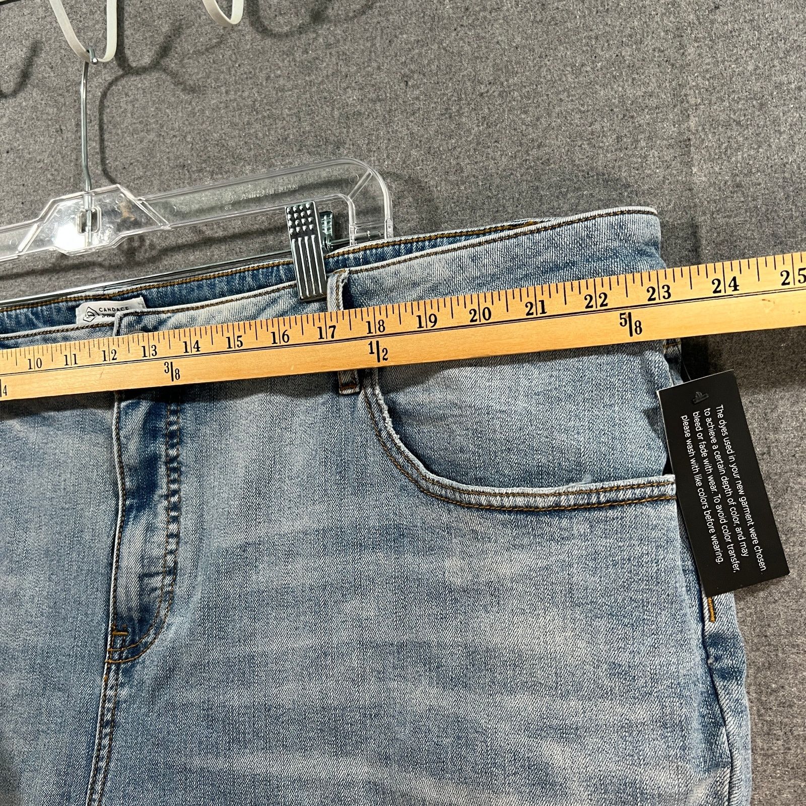 Other Candace Cameron Bure Denim Straight Leg Jeans Malibu Light Size 26" / US 2 / IT 38 - 6 Thumbnail