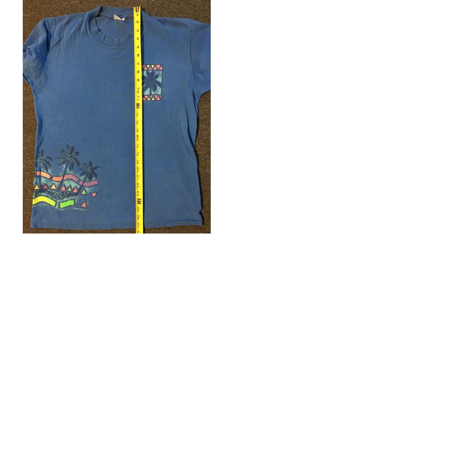 Vintage VINTAGE 90s Tropical Threads Faded All Over Print Surf Shirt M Blue Nike? Size US M / EU 48-50 / 2 - 9 Thumbnail
