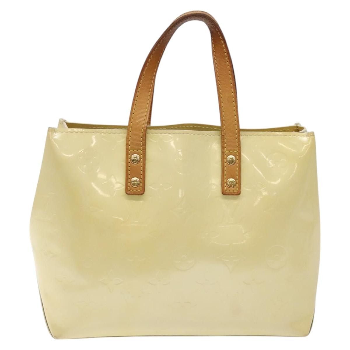 Louis Vuitton LOUIS VUITTON Monogram Vernis Reade PM Hand Bag Perle M91336 Size ONE SIZE - 13 Thumbnail