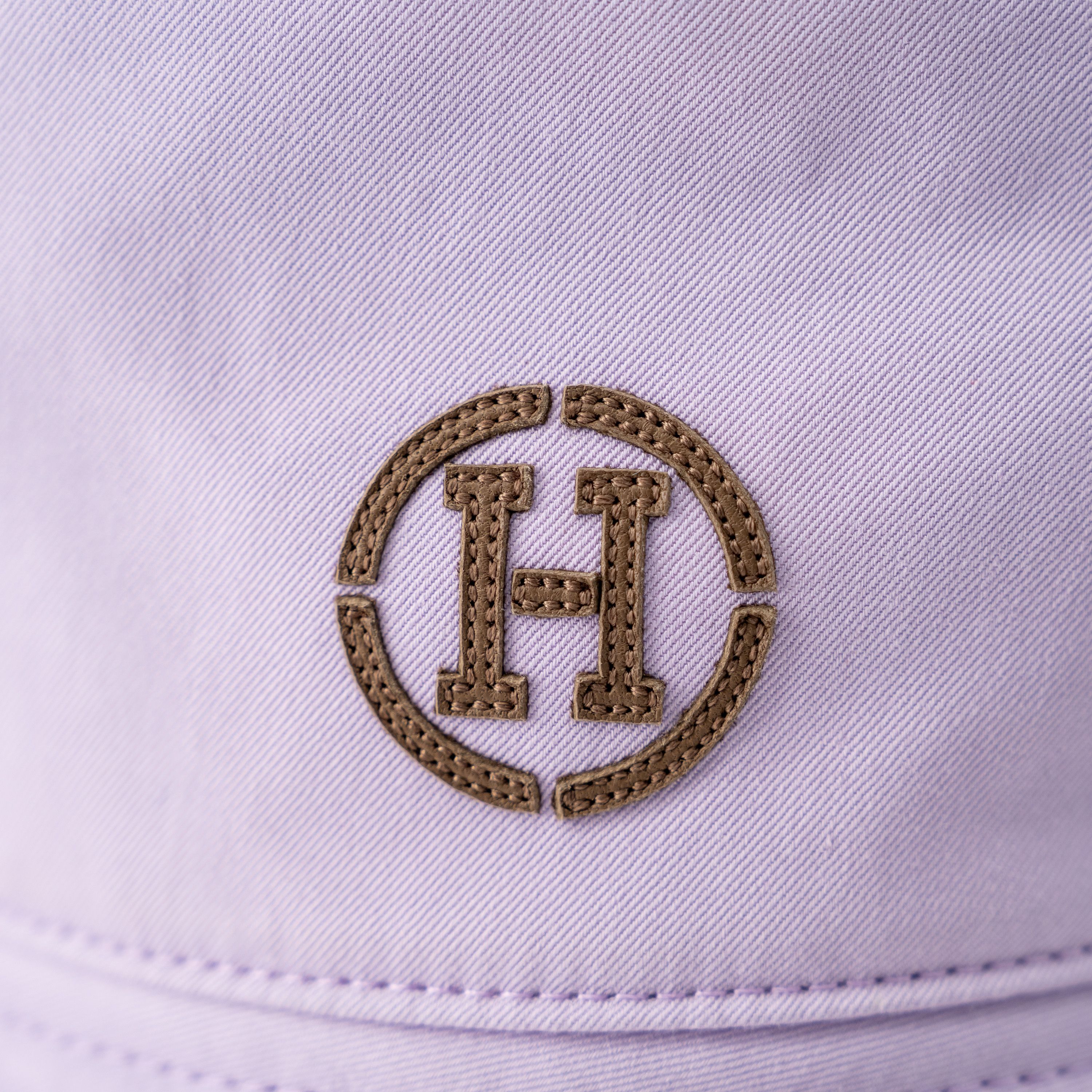 Hermes Hermes Fred H Circle Bucket Hat Twill Lambskin 55 Lilas Size ONE SIZE - 2 Thumbnail