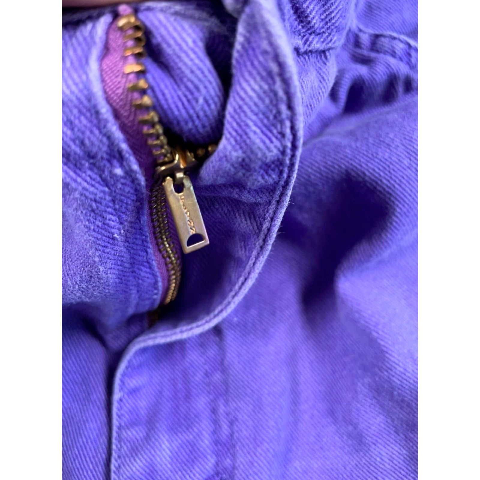 Vintage VTG 90s Flynn High Waisted Mom Jeans Women's 31 x 26 Purple USA Made Hipster Jeans Size 24" / US 00 / IT 34 - 5 Thumbnail