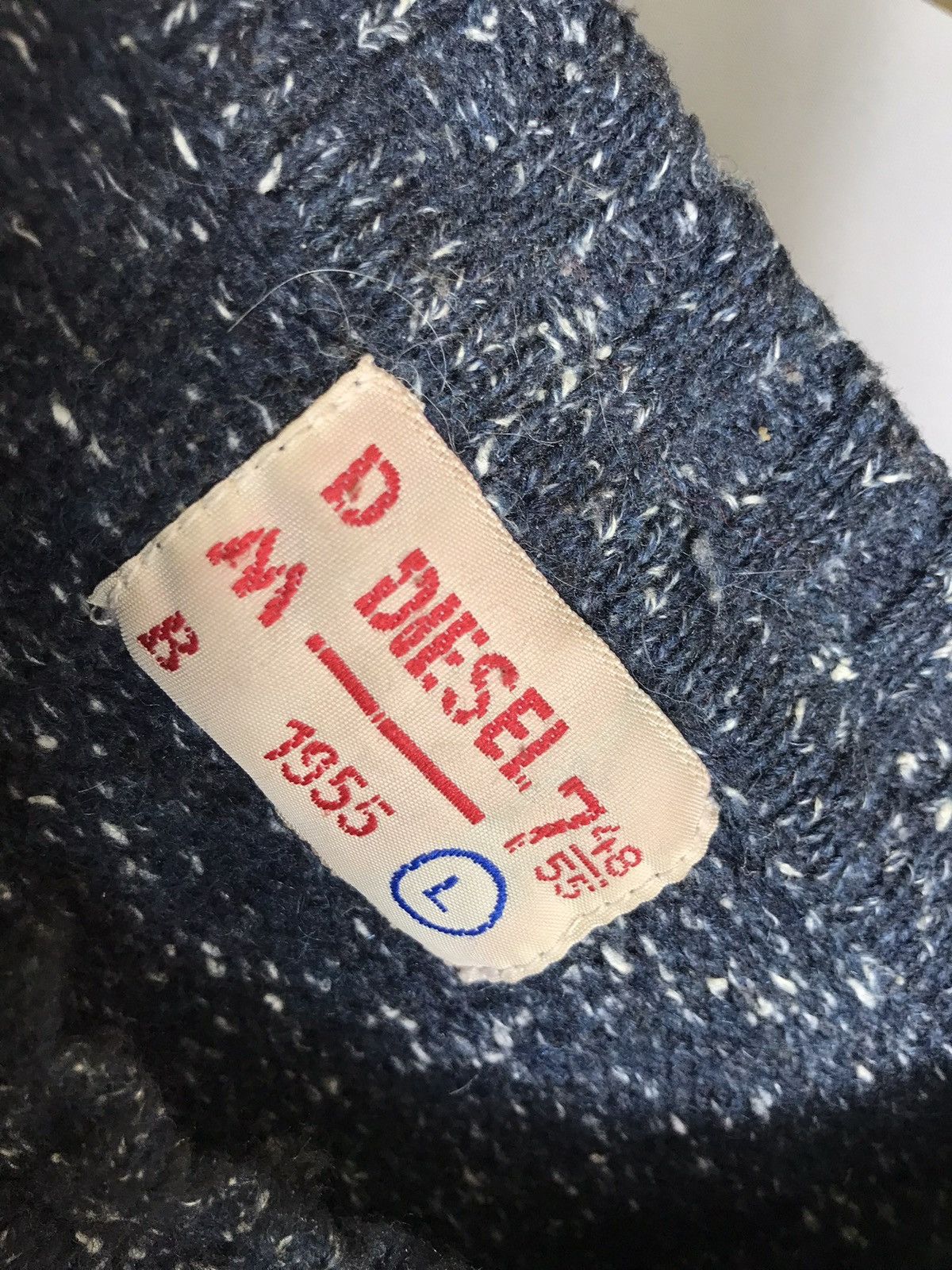 Diesel × Vintage Rare Diesel DMB 1955 Sweater Wool Knit Blue Long Sleeve Size US L / EU 52-54 / 3 - 2 Thumbnail
