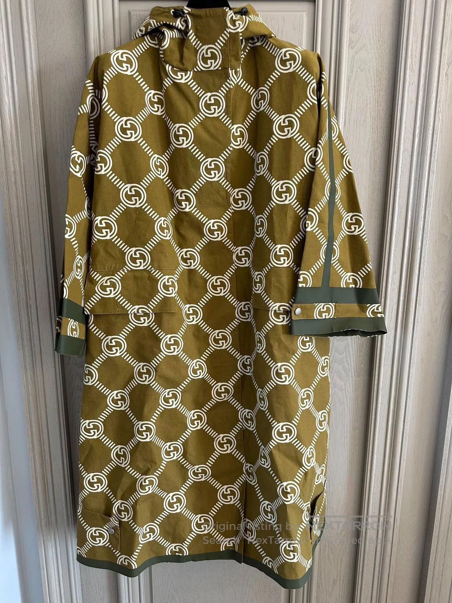 Gucci Gucci 100th Anniversary Logo Hooded Trench. Size XS / US 0-2 / IT 36-38 - 2 Thumbnail