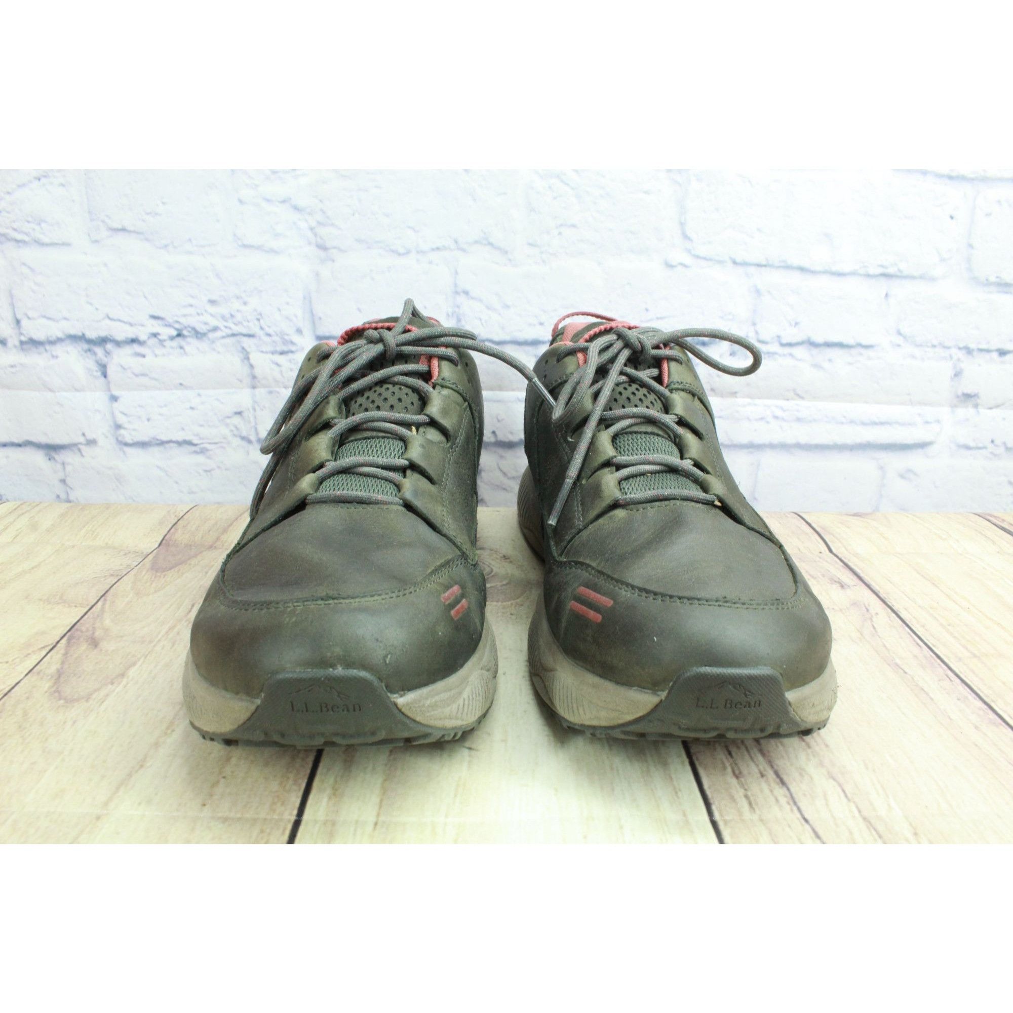 L.L. Bean LL Bean Men's Dirigo Leather Sneakers Waterproof Dark Loden Size US 11.5 / EU 44-45 - 5 Thumbnail