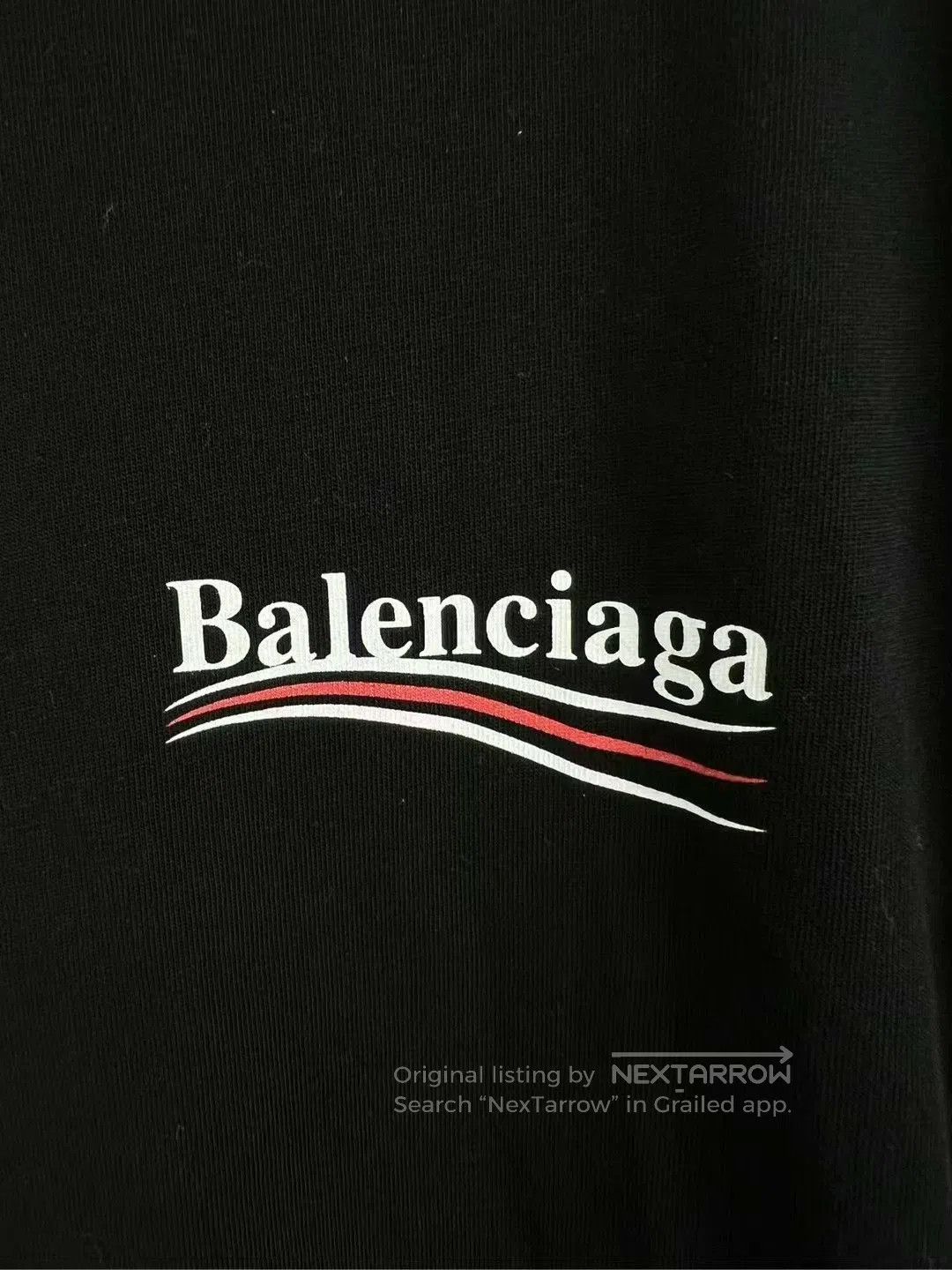 Balenciaga balenciaga black short sleeve t. Size US L / EU 52-54 / 3 - 3 Thumbnail