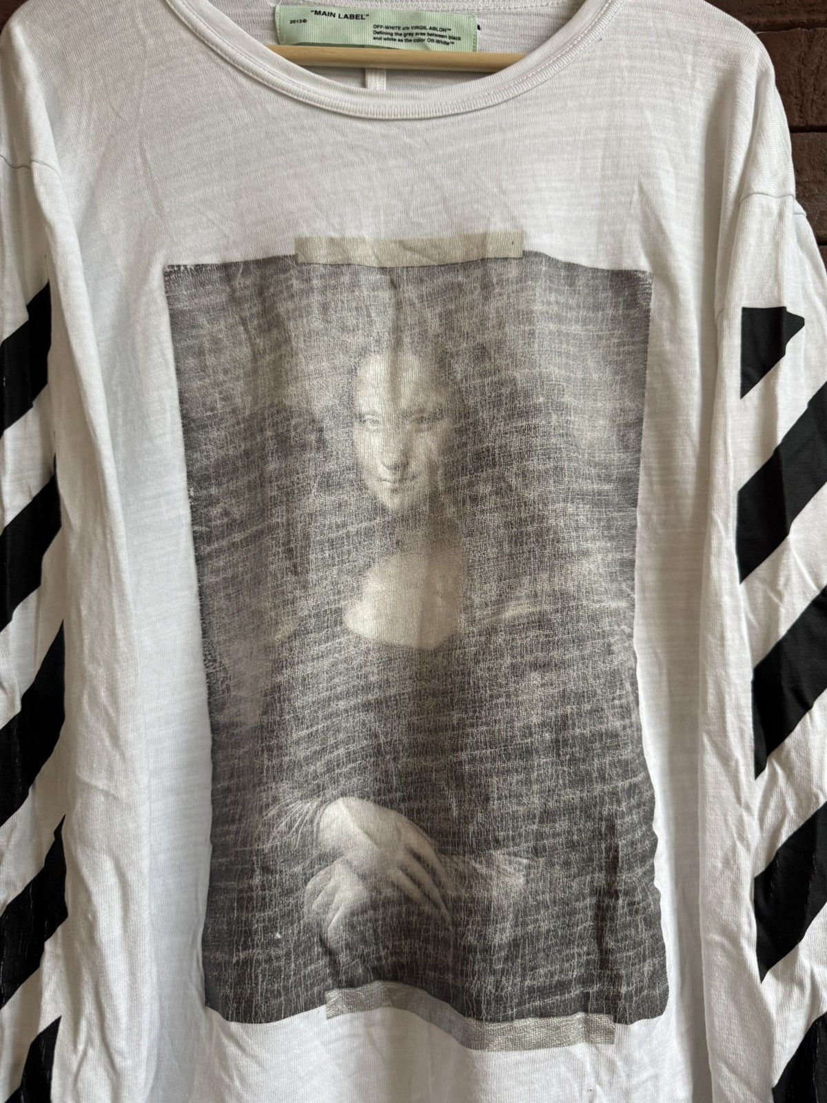 Off-White Off White Mona Lisa Longsleeve Rare Streetwear Virgil Abloh Size US XL / EU 56 / 4 - 4 Thumbnail