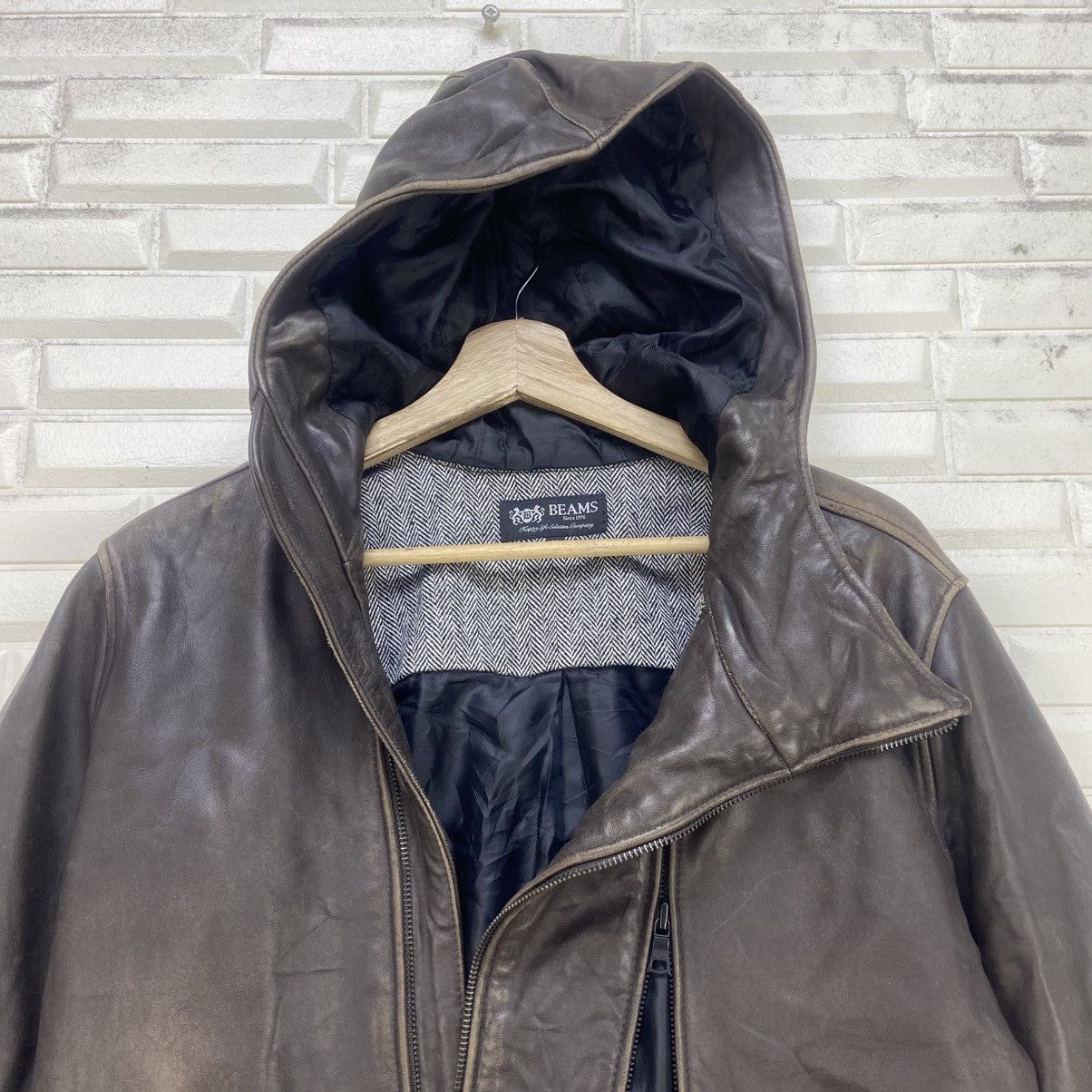Beams Plus Rare🔥Beams Goatskin Leather Multi Zipper Jacket Size US S / EU 44-46 / 1 - 8 Thumbnail