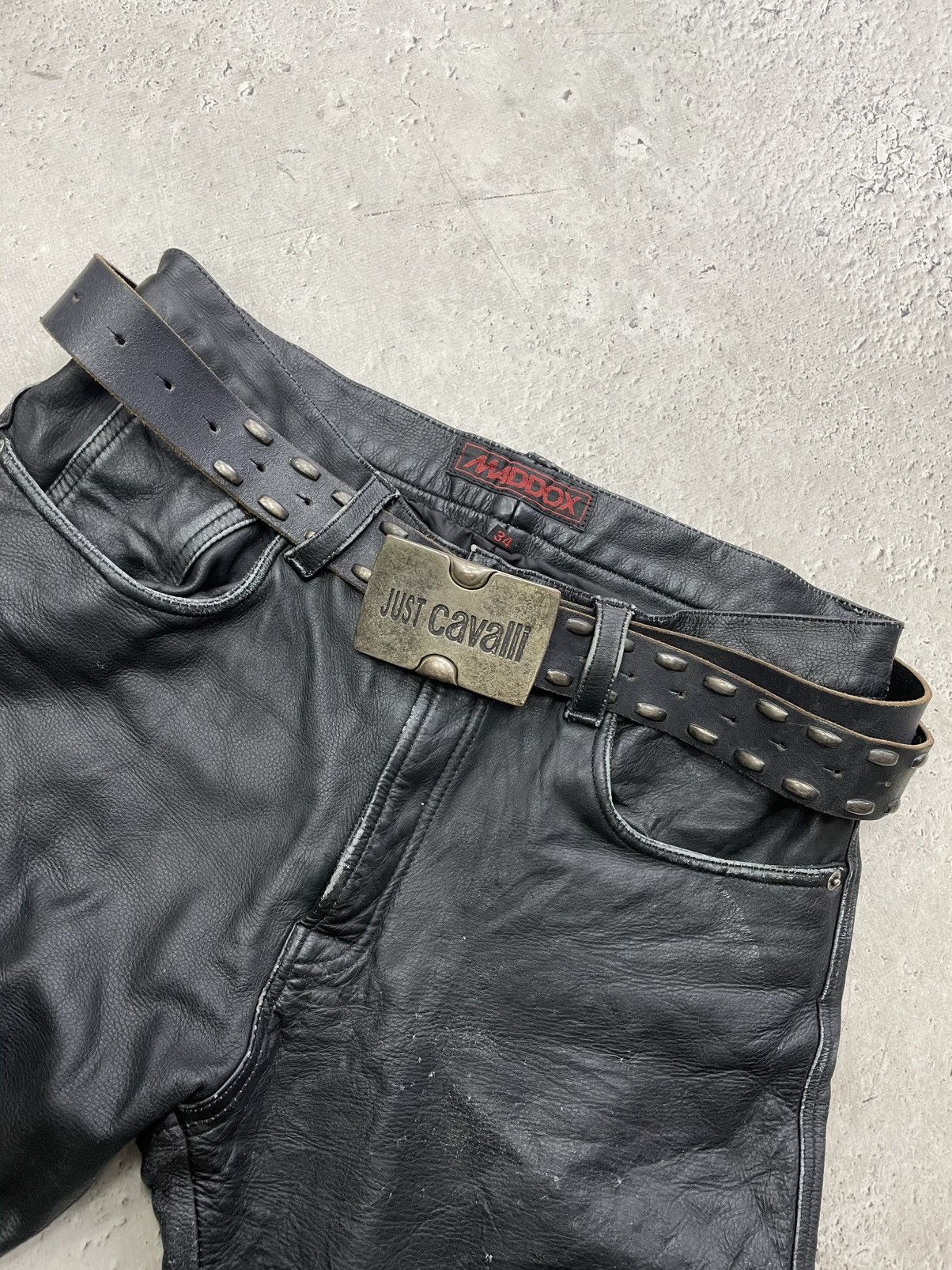 Roberto cavalli Poel tyle studded archive belt y2k hype