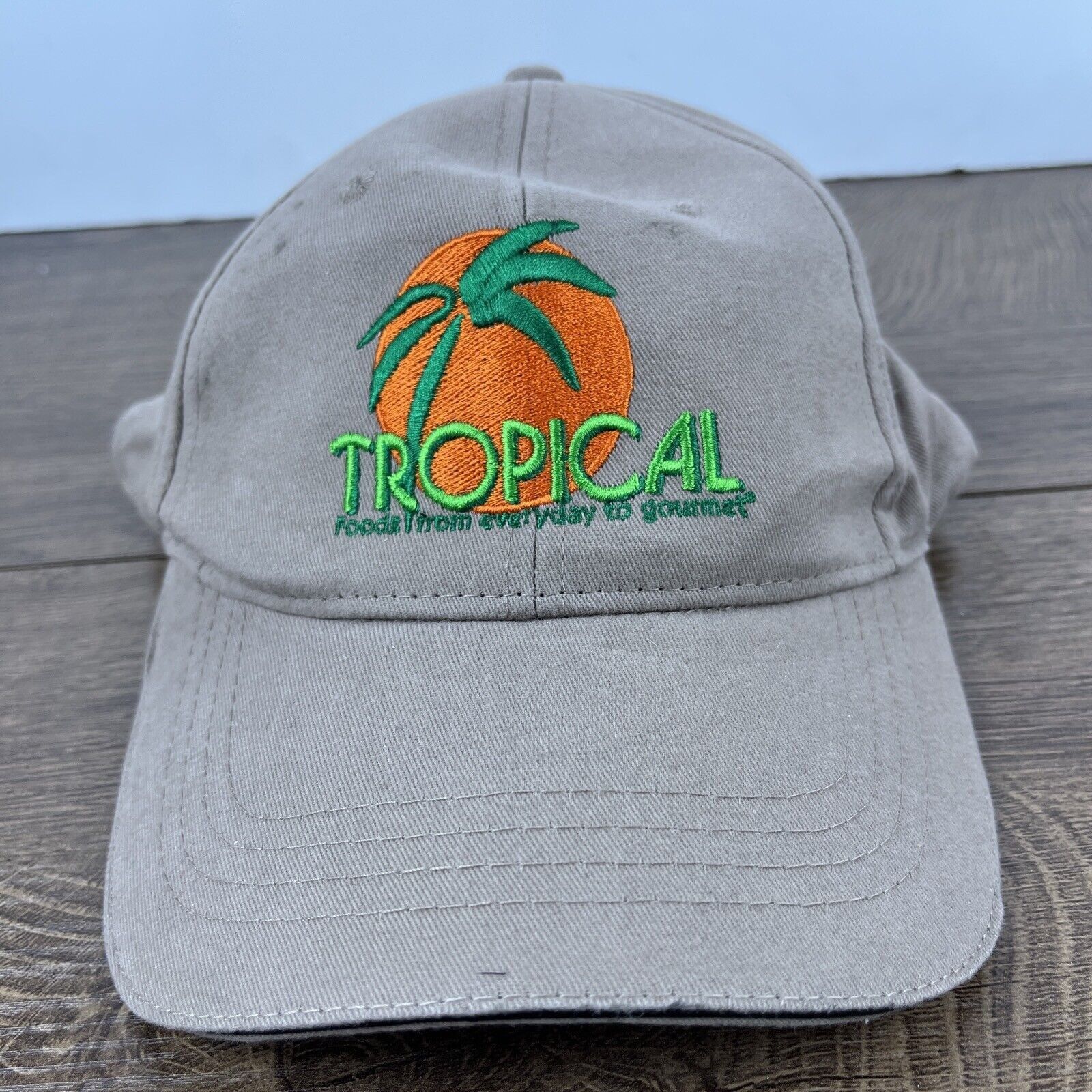 Other Tropical Hat Tropical Foods Hat Tan Brown Hat Adjustable Tan Size ONE SIZE - 2 Thumbnail