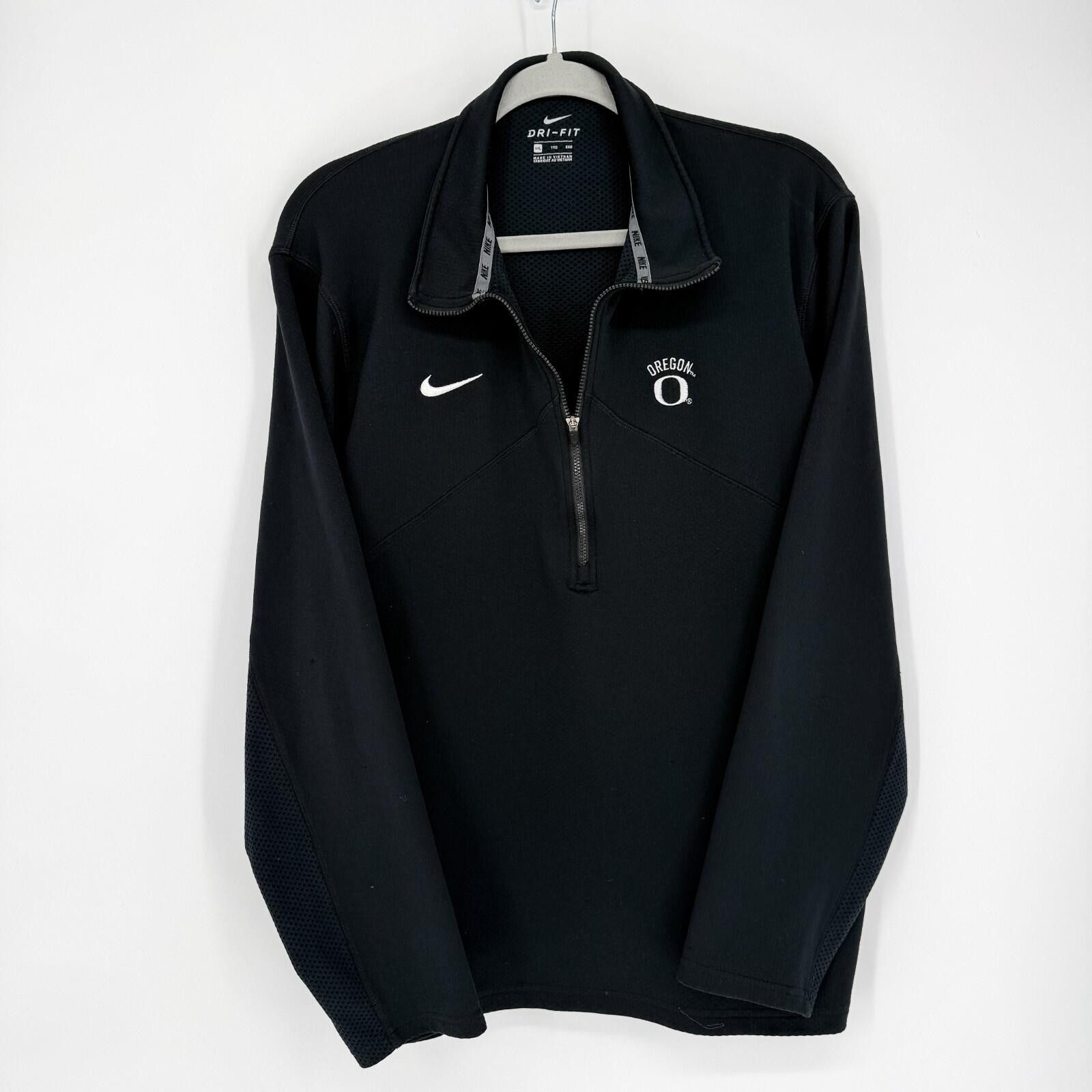 Nike Nike Oregon Ducks Therma-Fit 1/2 Zip College Black Mens XXL Size US XXL / EU 58 / 5 - 1 Thumbnail