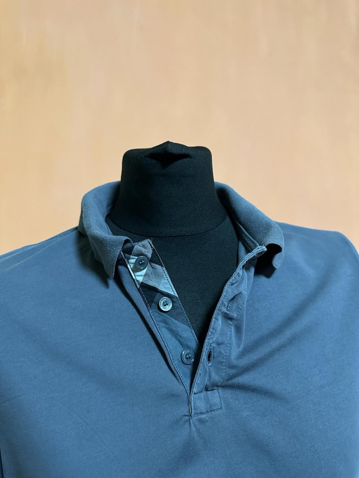 Burberry Burberry Brit Mens Navy Blue Short Sleeve Polo Shirt Sz XL Size US XL / EU 56 / 4 - 5 Thumbnail