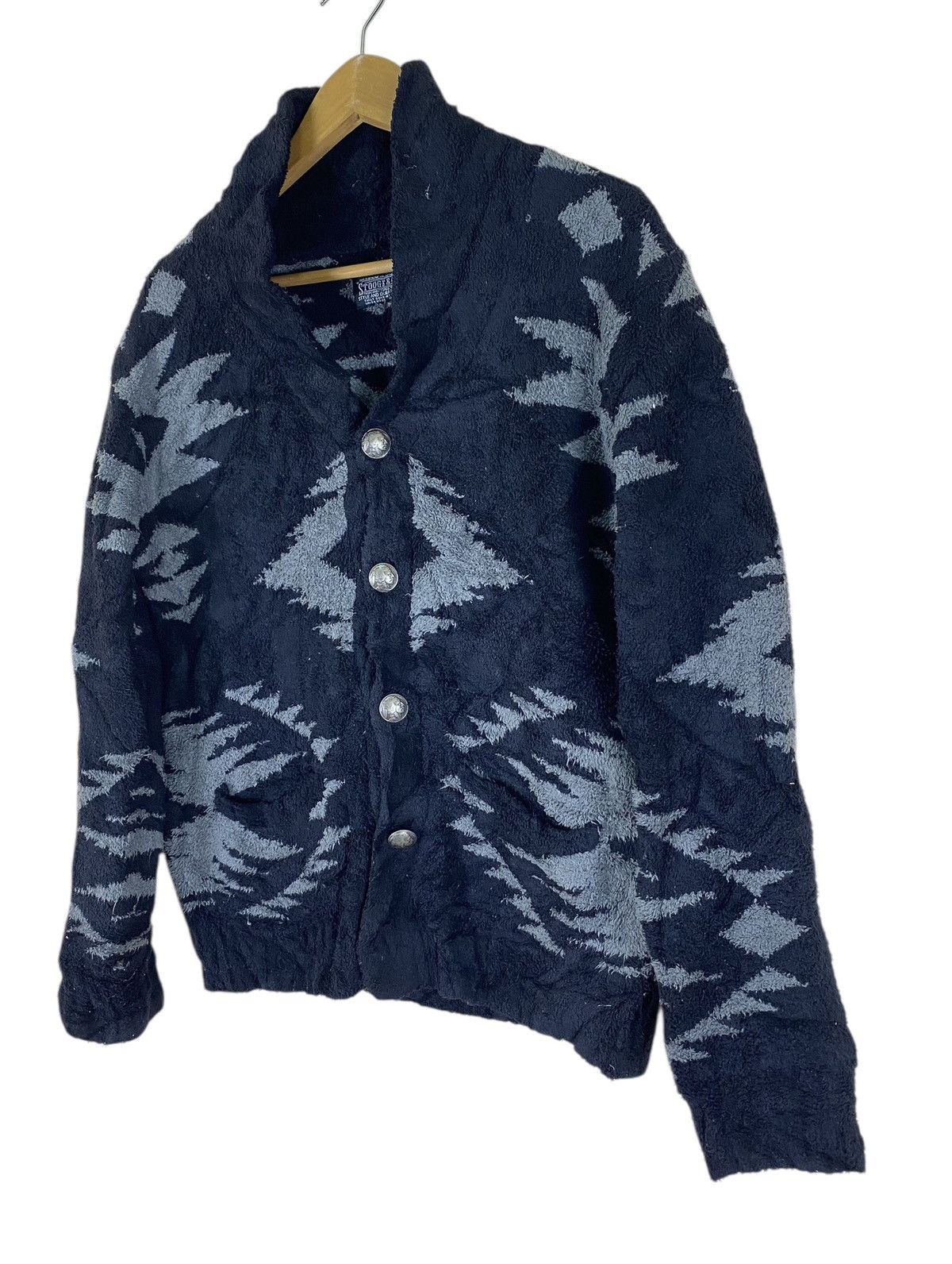 Japanese Brand Japanese Brand Stooge & Co Navajo Motif Sherpa Cardigan Size US M / EU 48-50 / 2 - 5 Thumbnail
