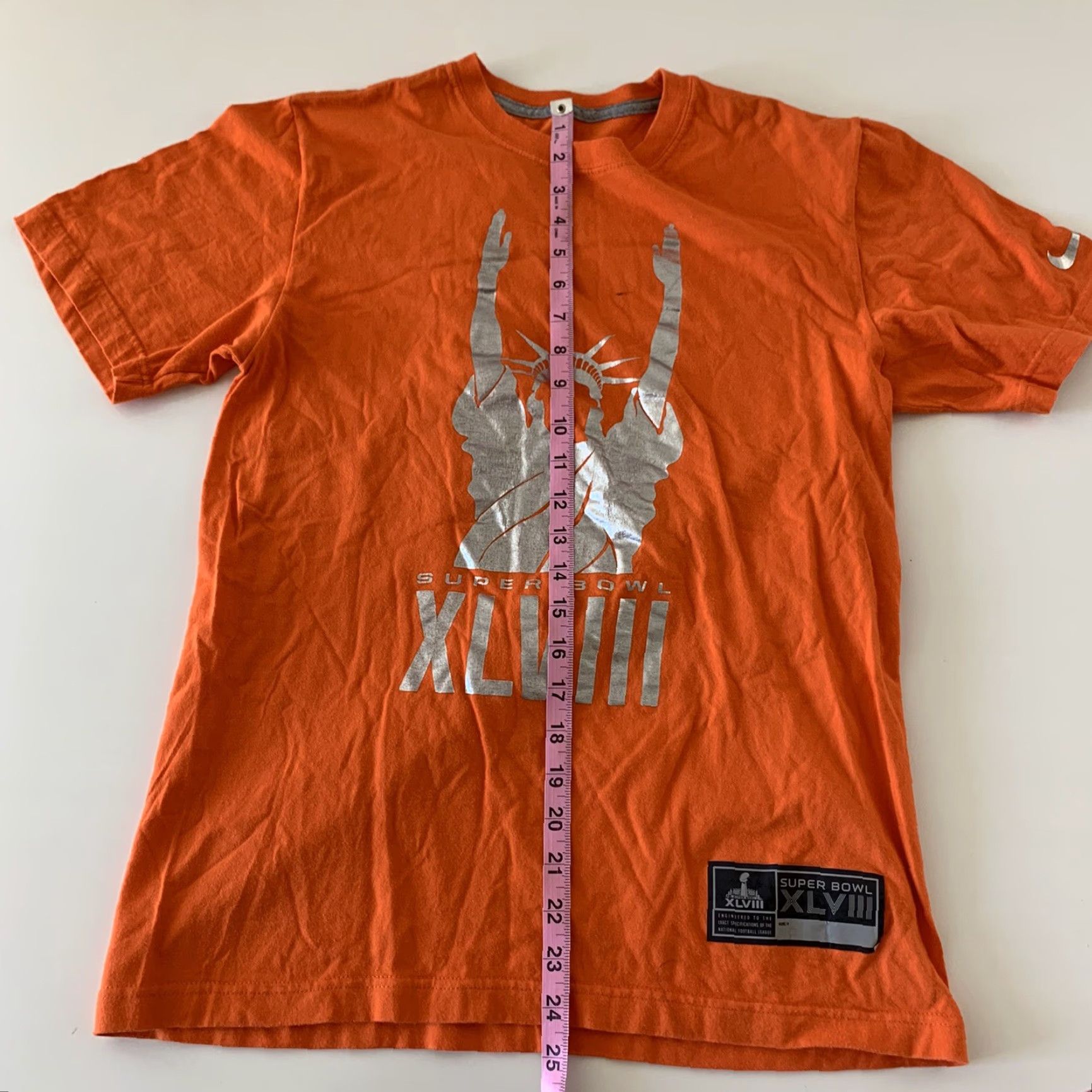 Nike Nike Regular Fit T-Shirt Short Sleeve Men XLII? Orange Size US S / EU 44-46 / 1 - 5 Thumbnail