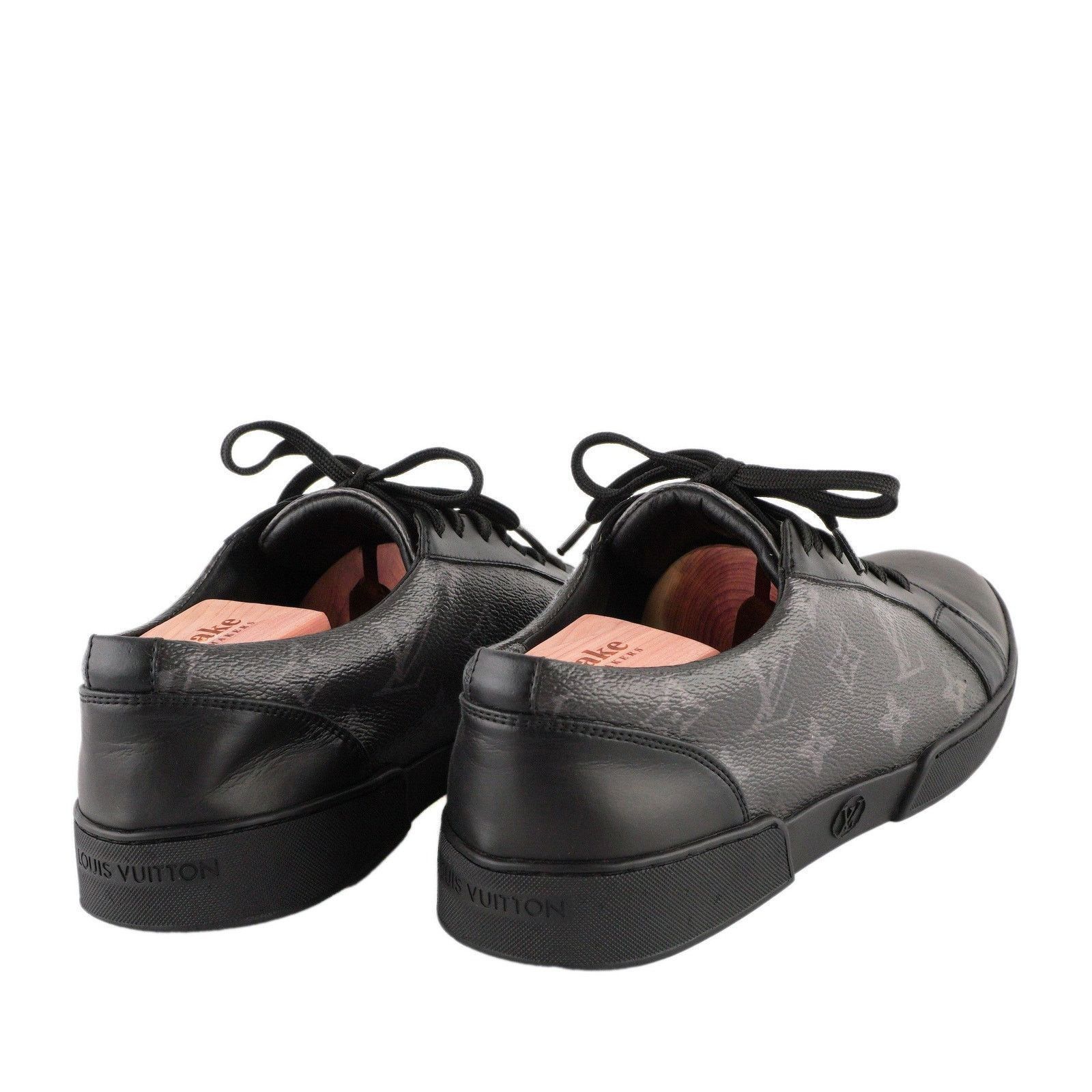 Louis Vuitton Louis Vuitton Eclipse Monogram LV Logo Match Up Sneakers Size US 11 / EU 44 - 10 Thumbnail