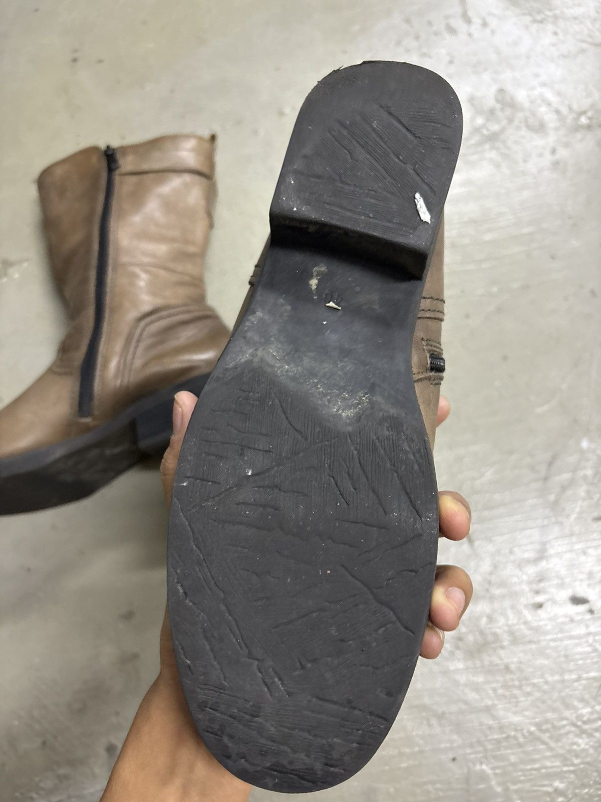 Alfredo Bannister Vintage Zipper Guidi Style Boots Size US 7.5 / EU 40-41 - 6 Thumbnail