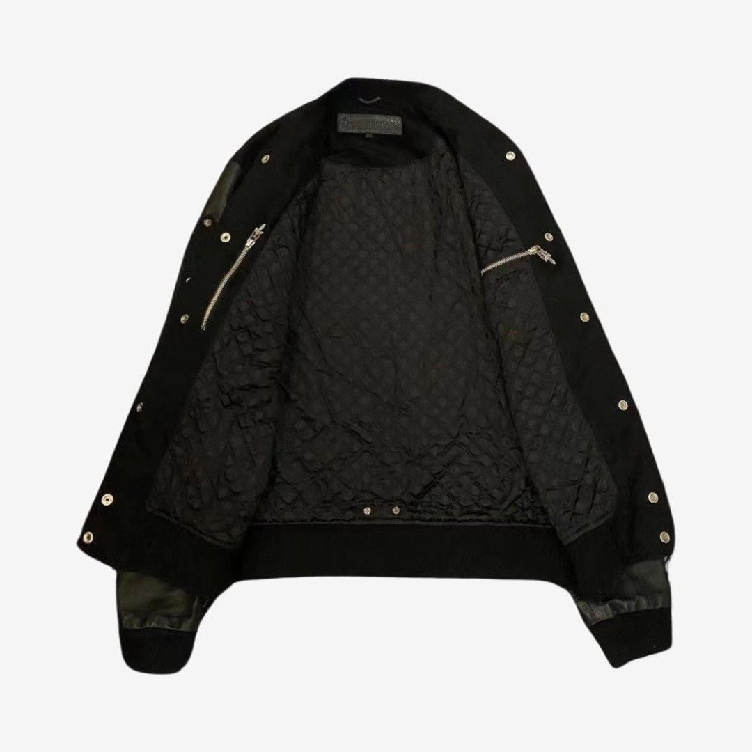 Chrome Hearts *RARE* Chrome Hearts Leather Patched Varisity Jacket Sz. M Size US M / EU 48-50 / 2 - 3 Thumbnail