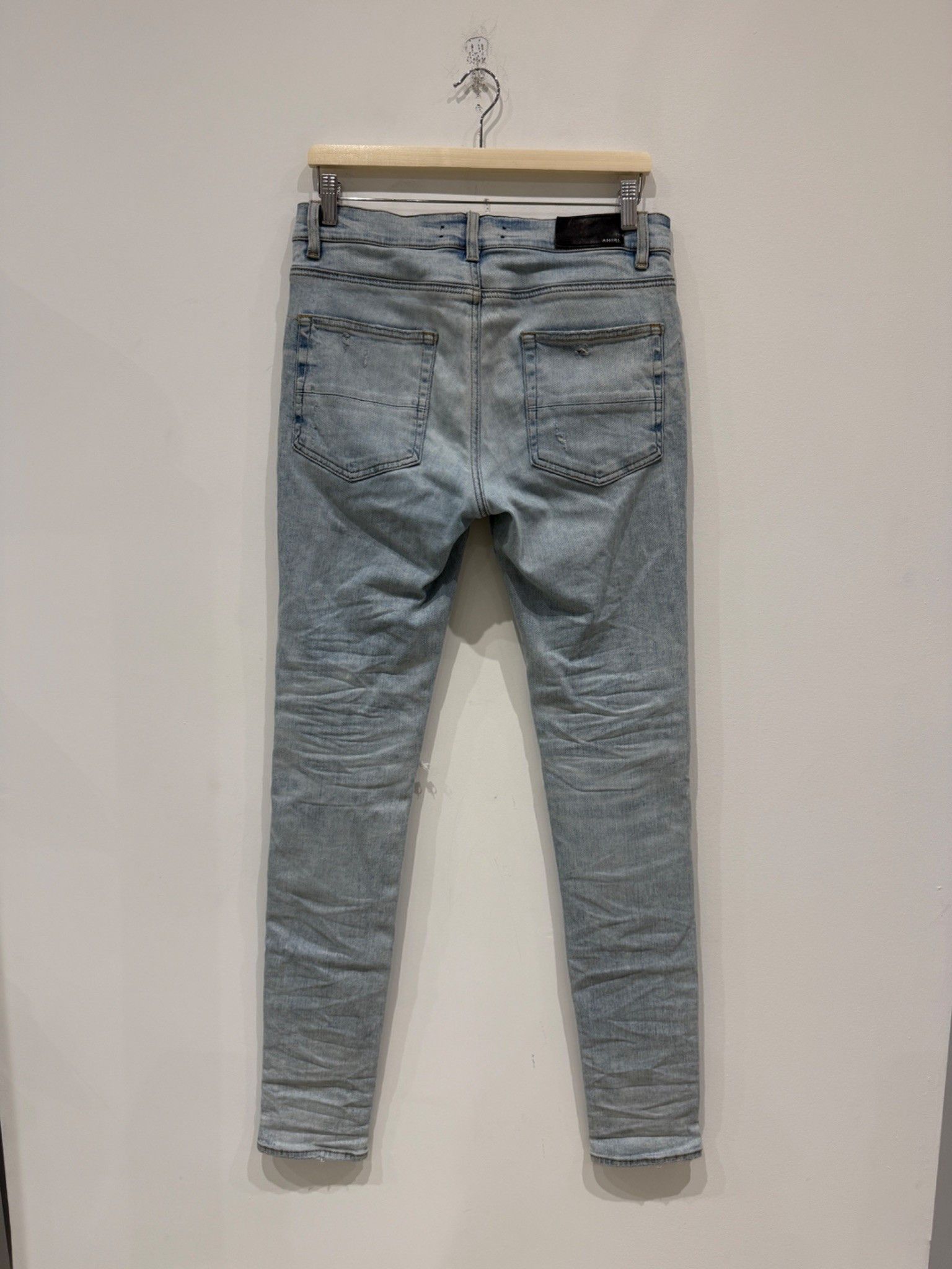Amiri Amiri MX1 Distressed Jeans Blue Size US 32 / EU 48 - 3 Thumbnail