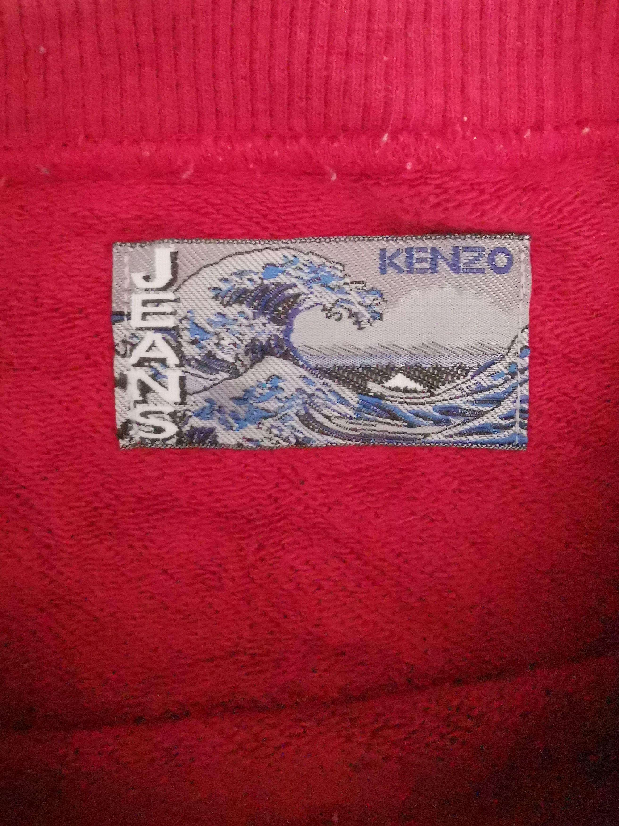 Designer × Kenzo 💥Steals💥 Kenzo Jeans Og Design Sweatshirt Size US L / EU 52-54 / 3 - 5 Thumbnail